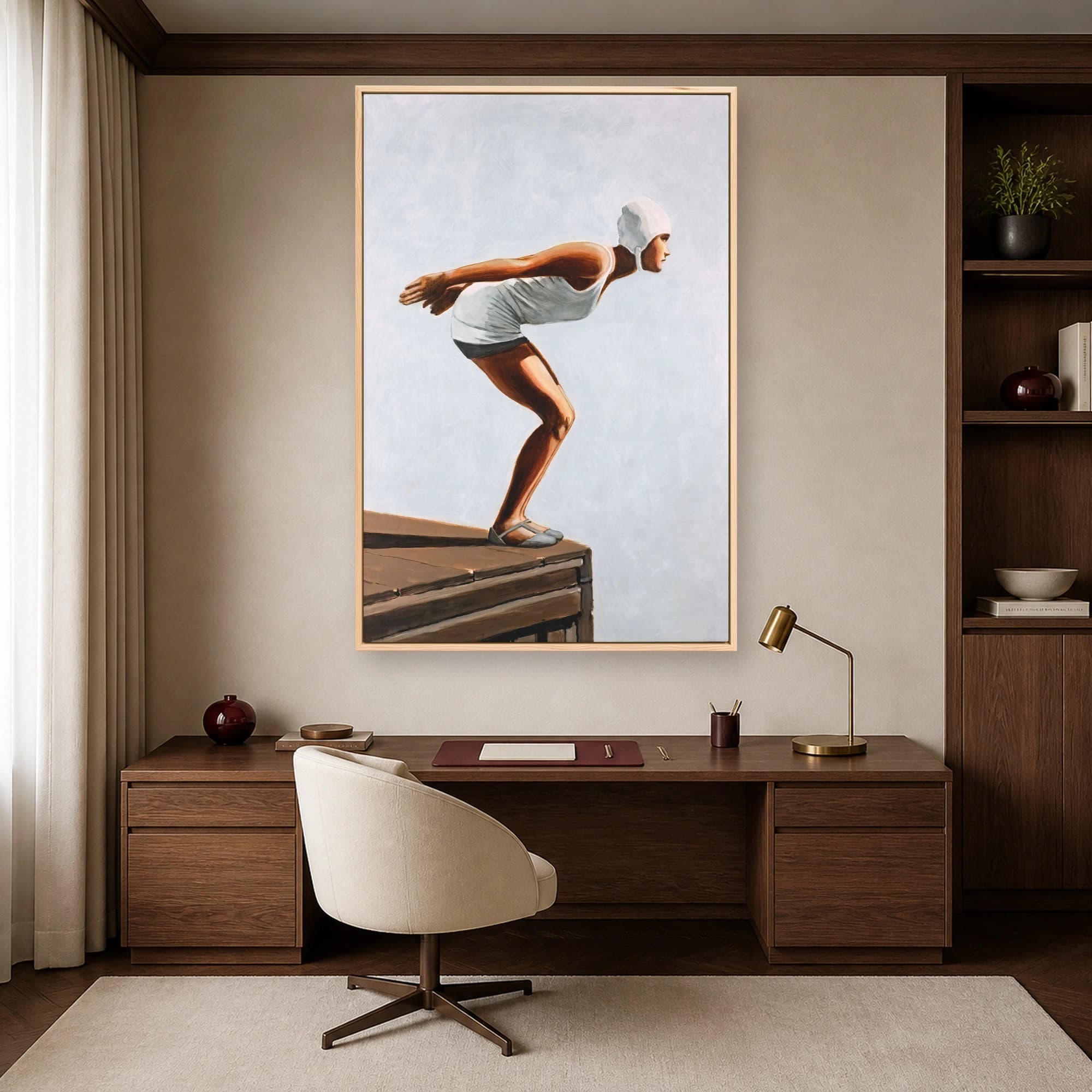 Vintage Diver Fine Art Print, view 4