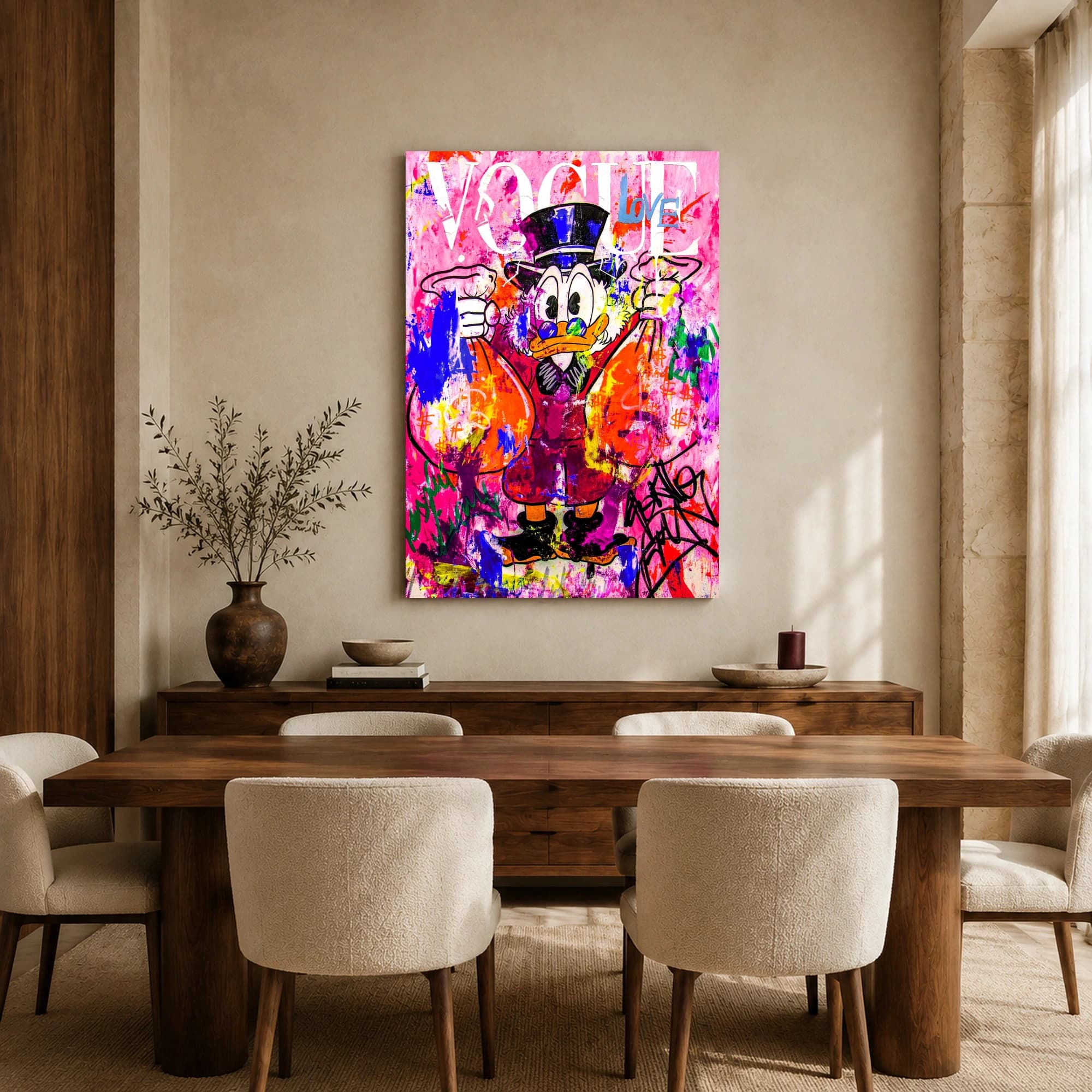 Vogue Wealth Pop Art Canvas Print, view 7