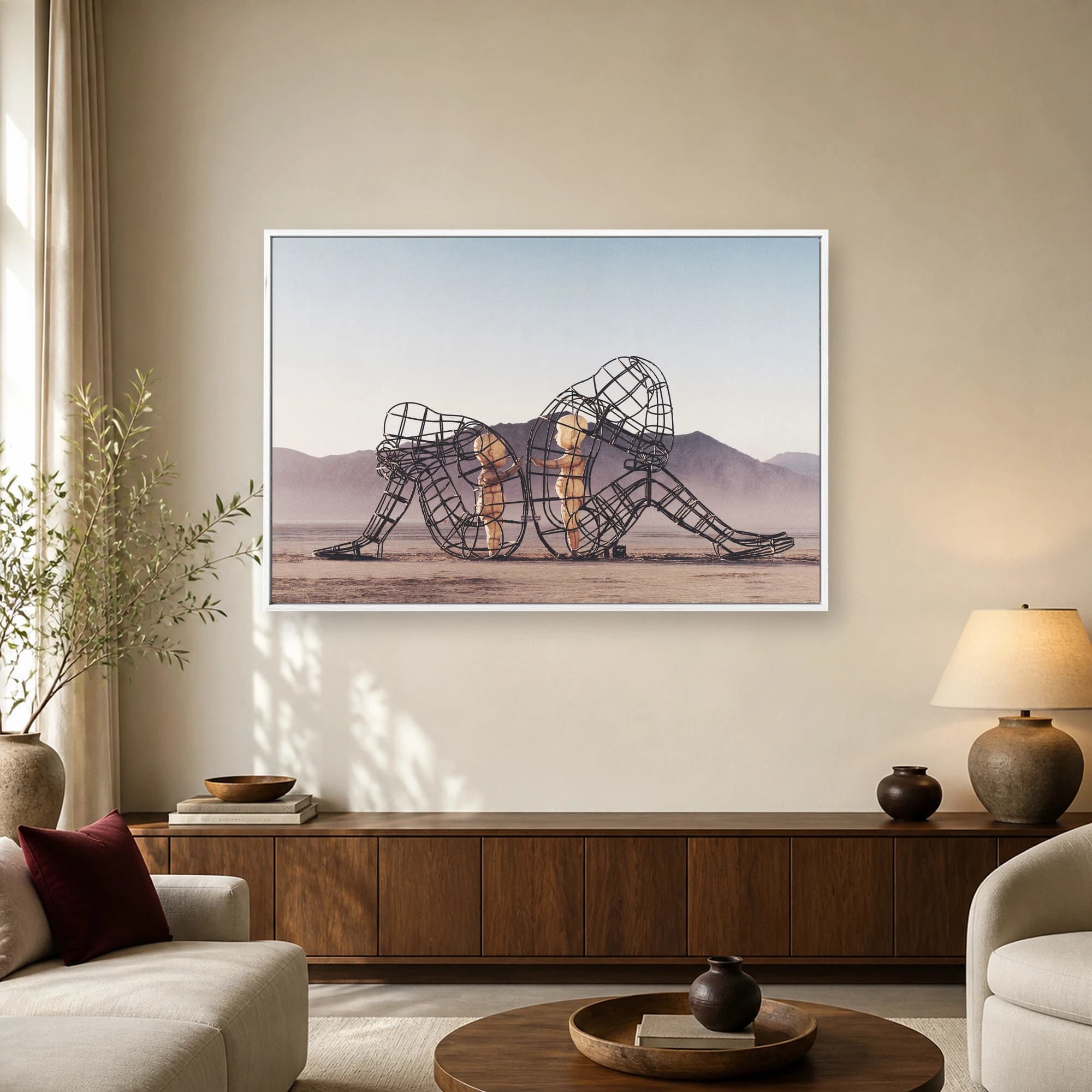Ego Sculpture Desert Art Print, view 4