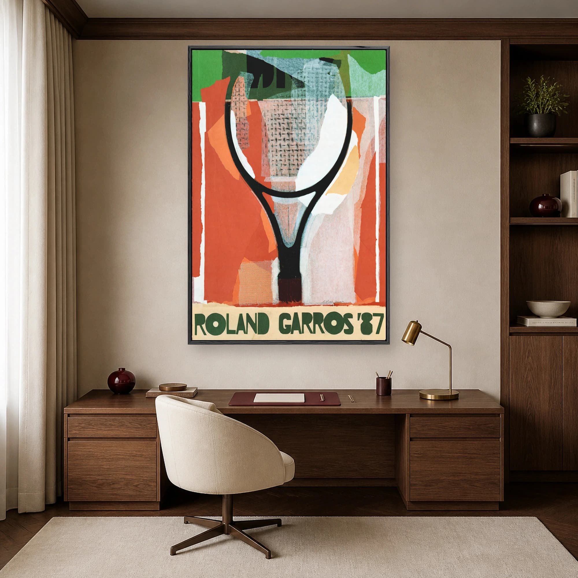 Roland Garros '87 Vintage Tennis Poster, view 4