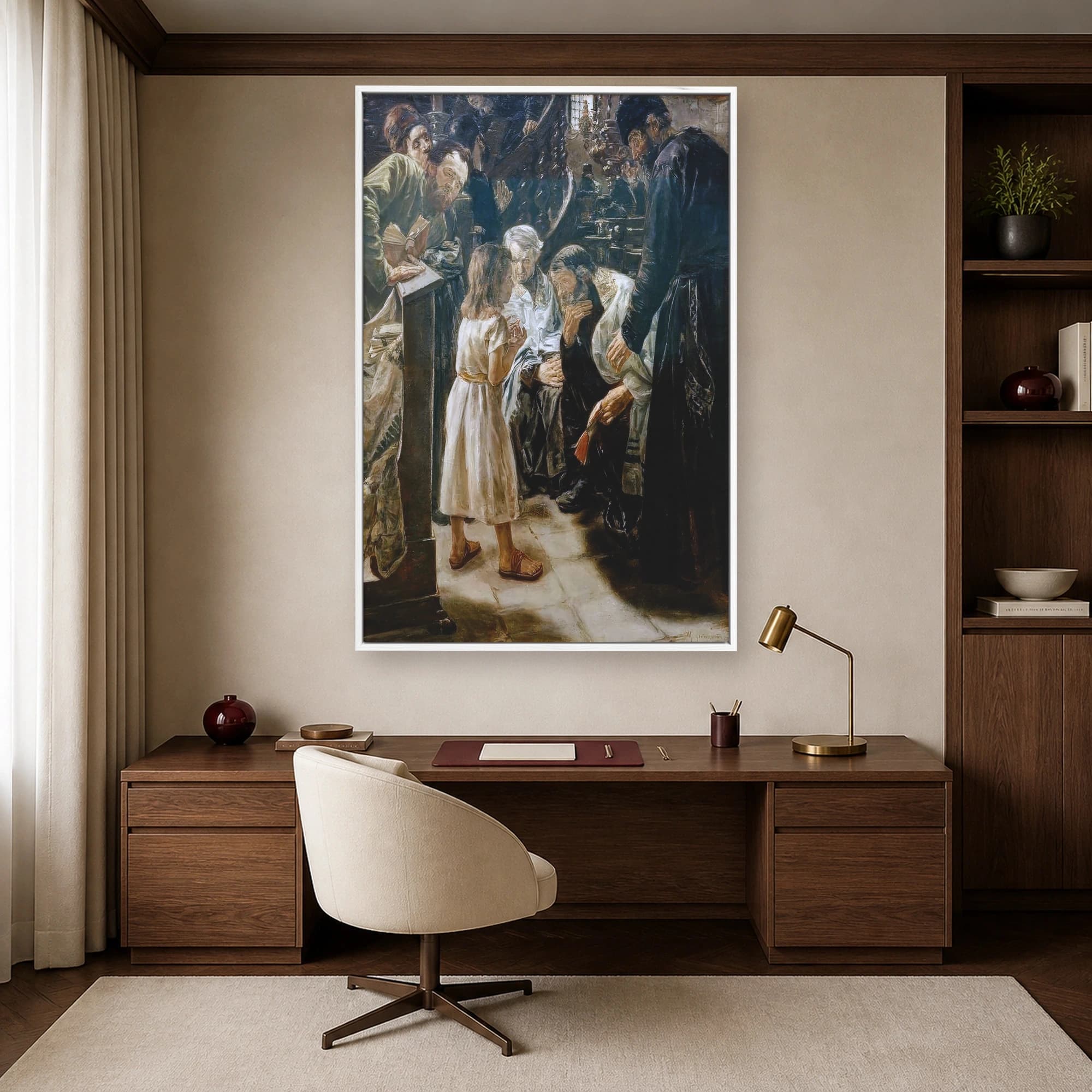 Christ Among the Doctors – Classic Fine Art Print, view 3