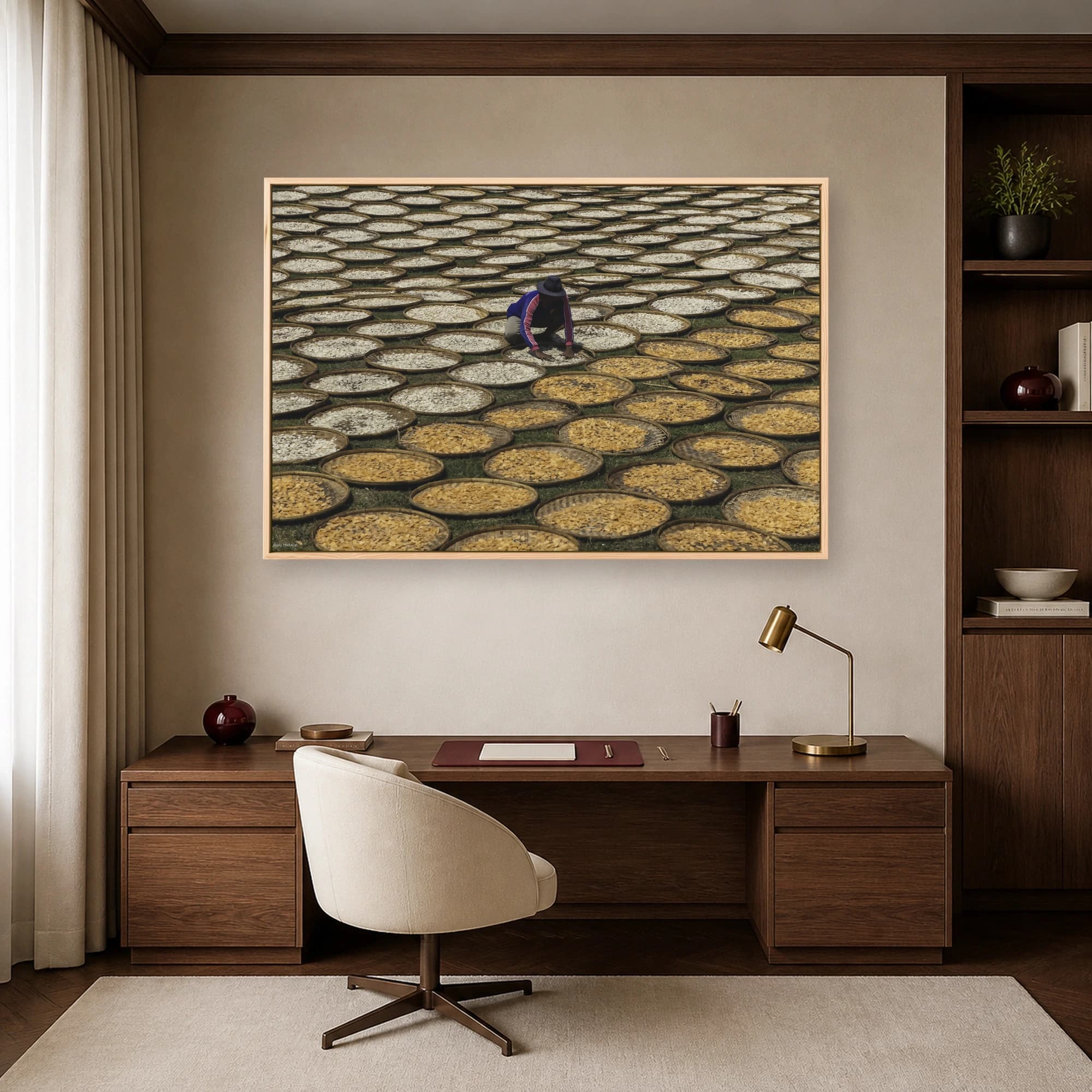 Harvest Drying Patterns Fine Art Print, view 7