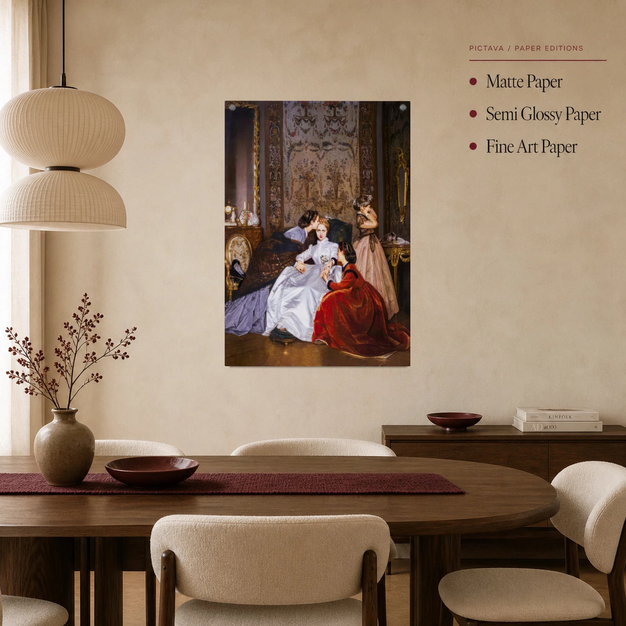 Victorian Academic Portrait Fine Art Print, view 3