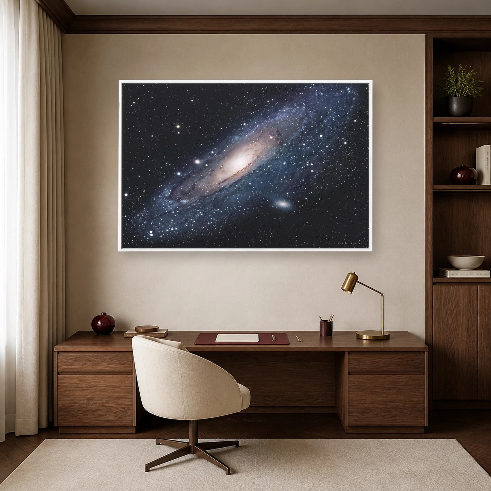 Andromeda Galaxy Deep Space Canvas Print, view 2