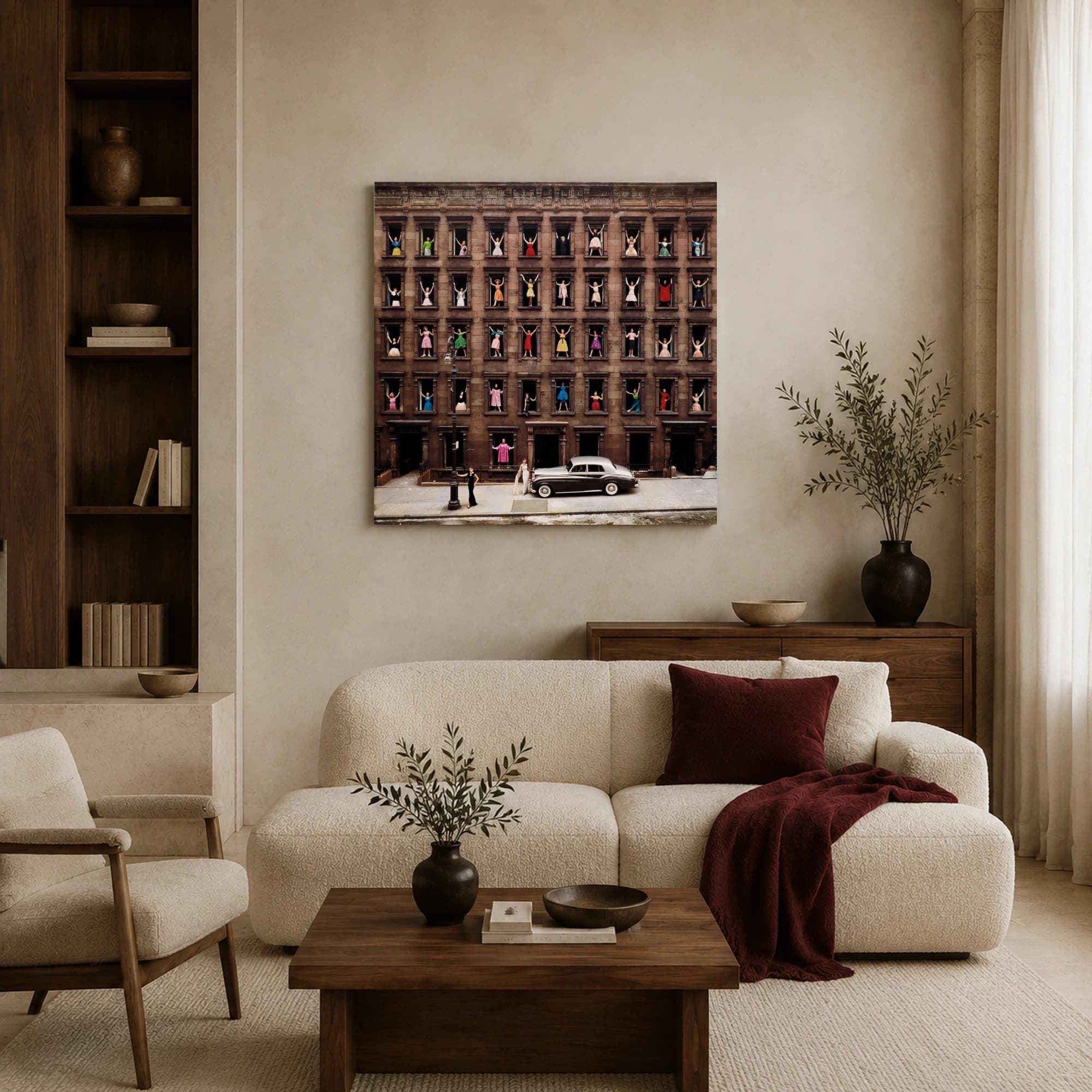 Girls in the Windows by Ormond Gigli Fine Art Print, view 3