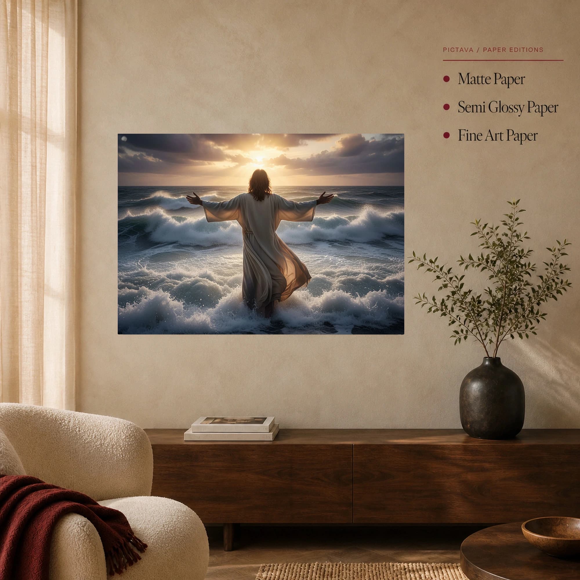 Calming Waves of Grace Canvas Print, view 4