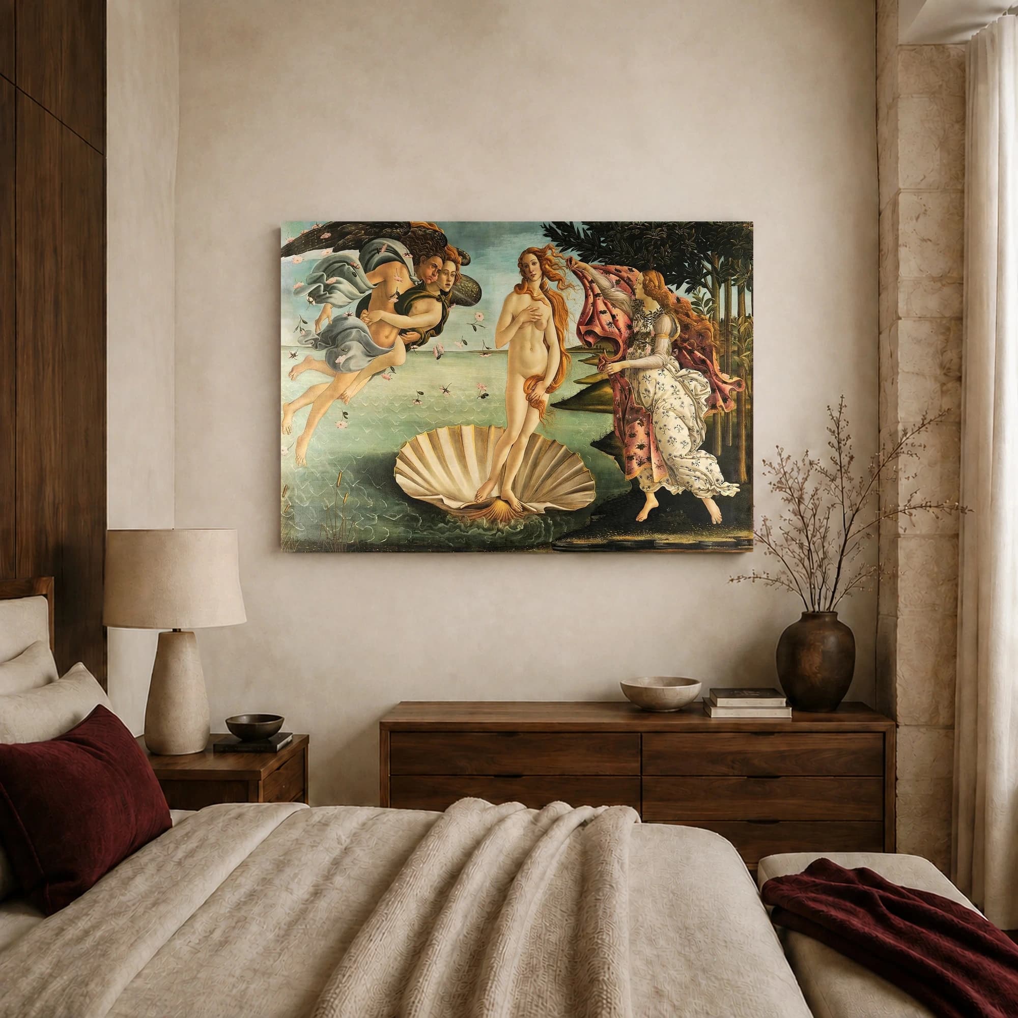 The Birth of Venus Renaissance Fine Art Print, view 7
