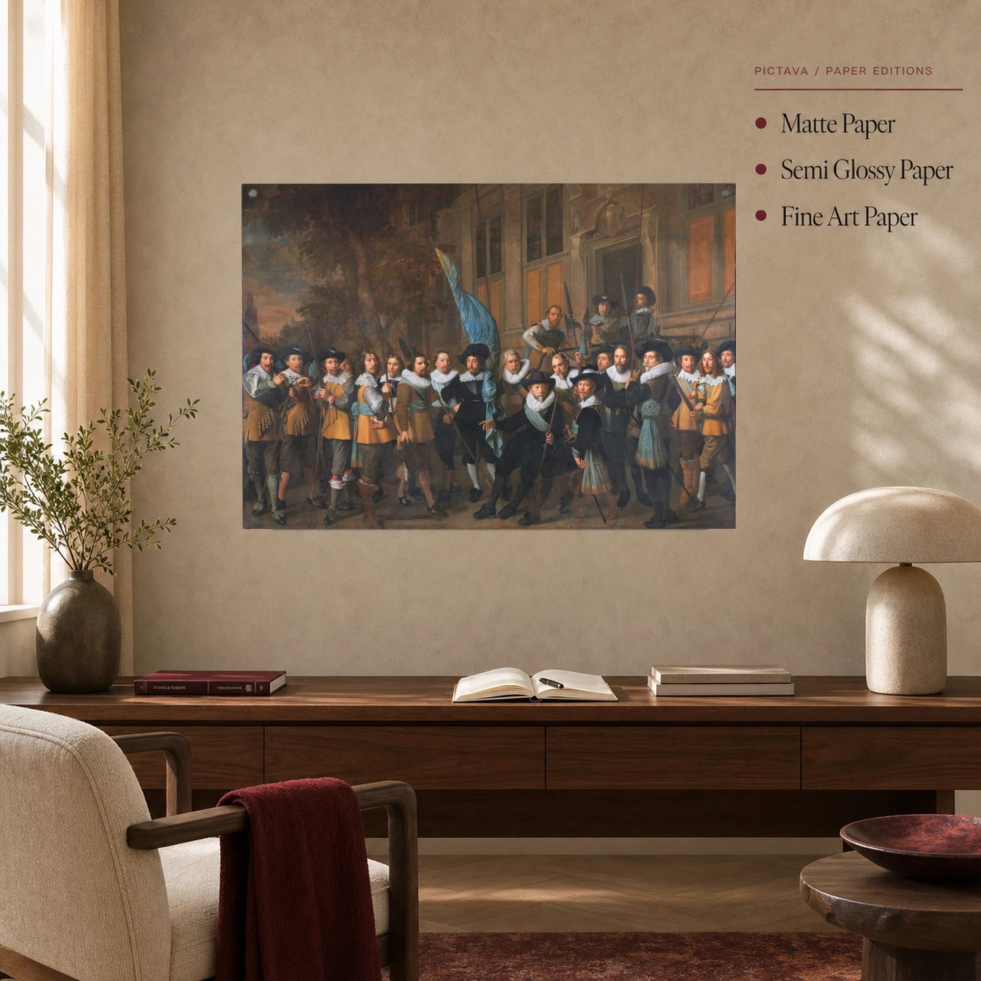 The Meagre Company Dutch Golden Age Canvas Art, view 6