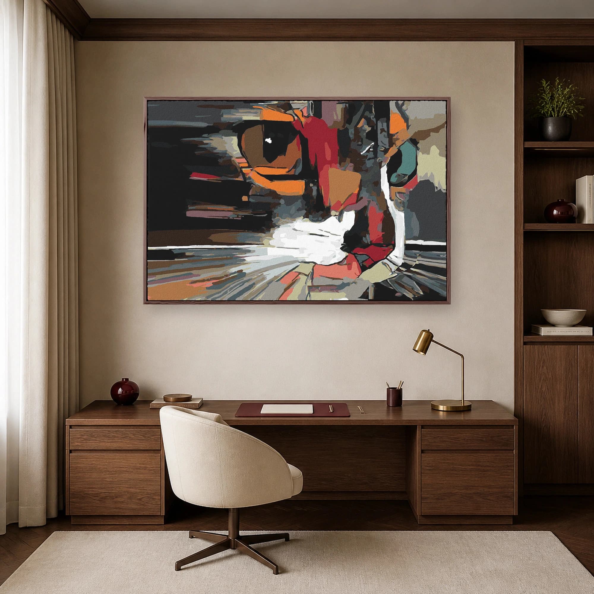 Bold Formula 1 Racing Driver Abstract Pop Art Canvas Print, view 7