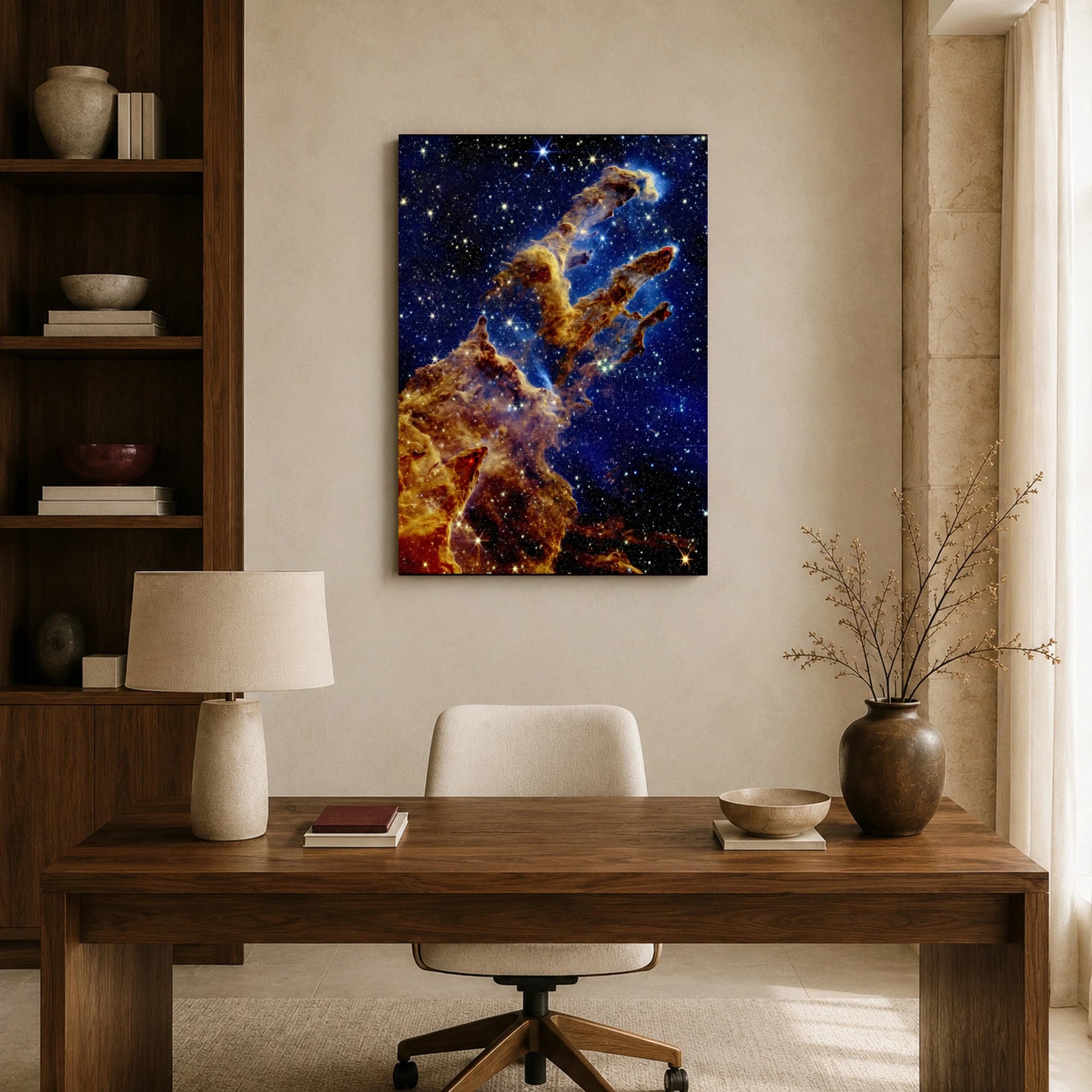 Pillars of Creation Nebula Space Wall Art, view 8