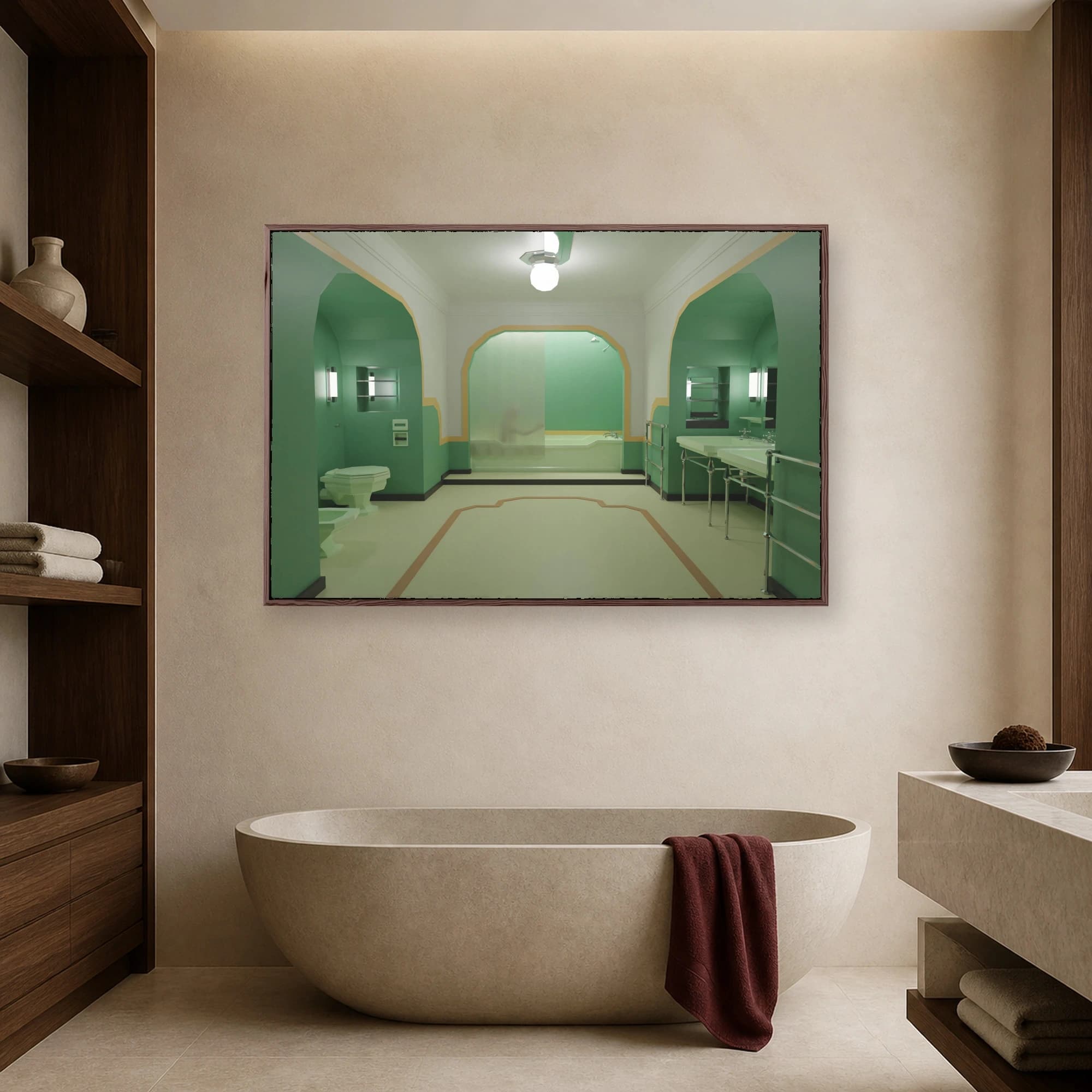 The Shining Room 237 Bathroom Cinematic Art Print, view 6