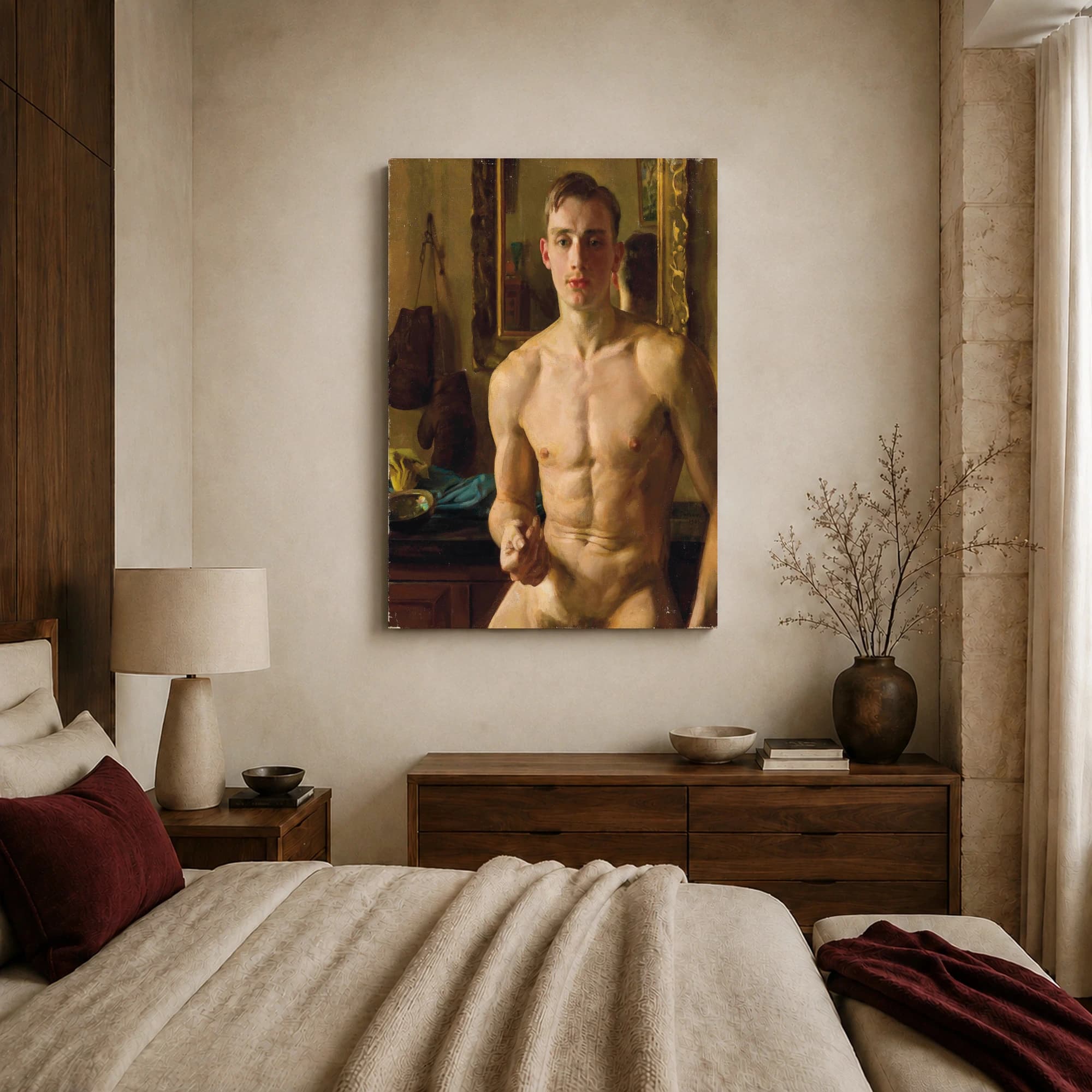 Classic Boxer Portrait Fine Art Print, view 6