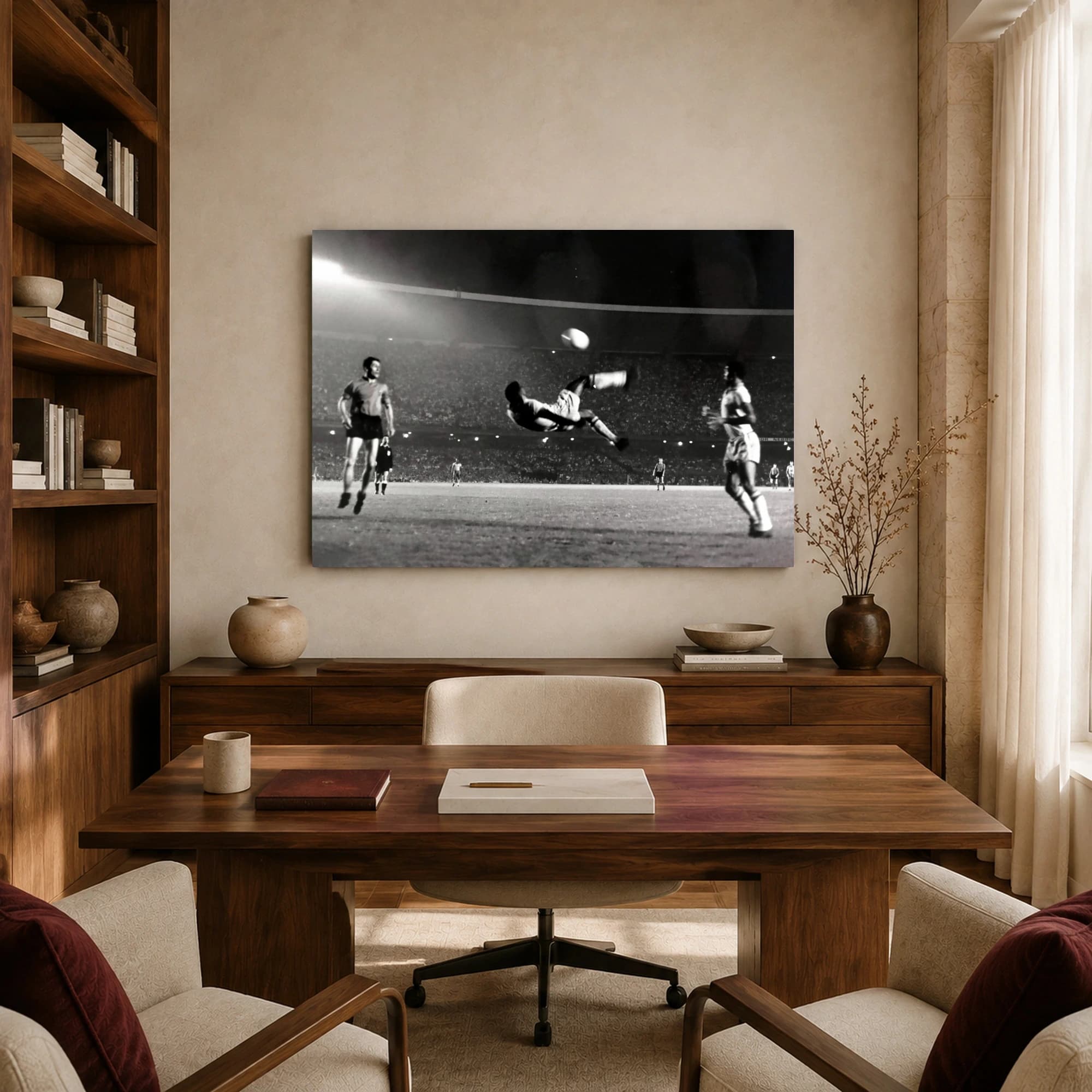 Vintage Pele Bicycle Kick Sports Photography Print, view 8