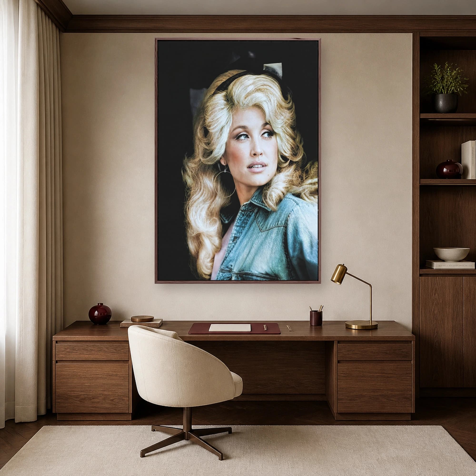 Dolly Parton Iconic Portrait Canvas Print, view 6