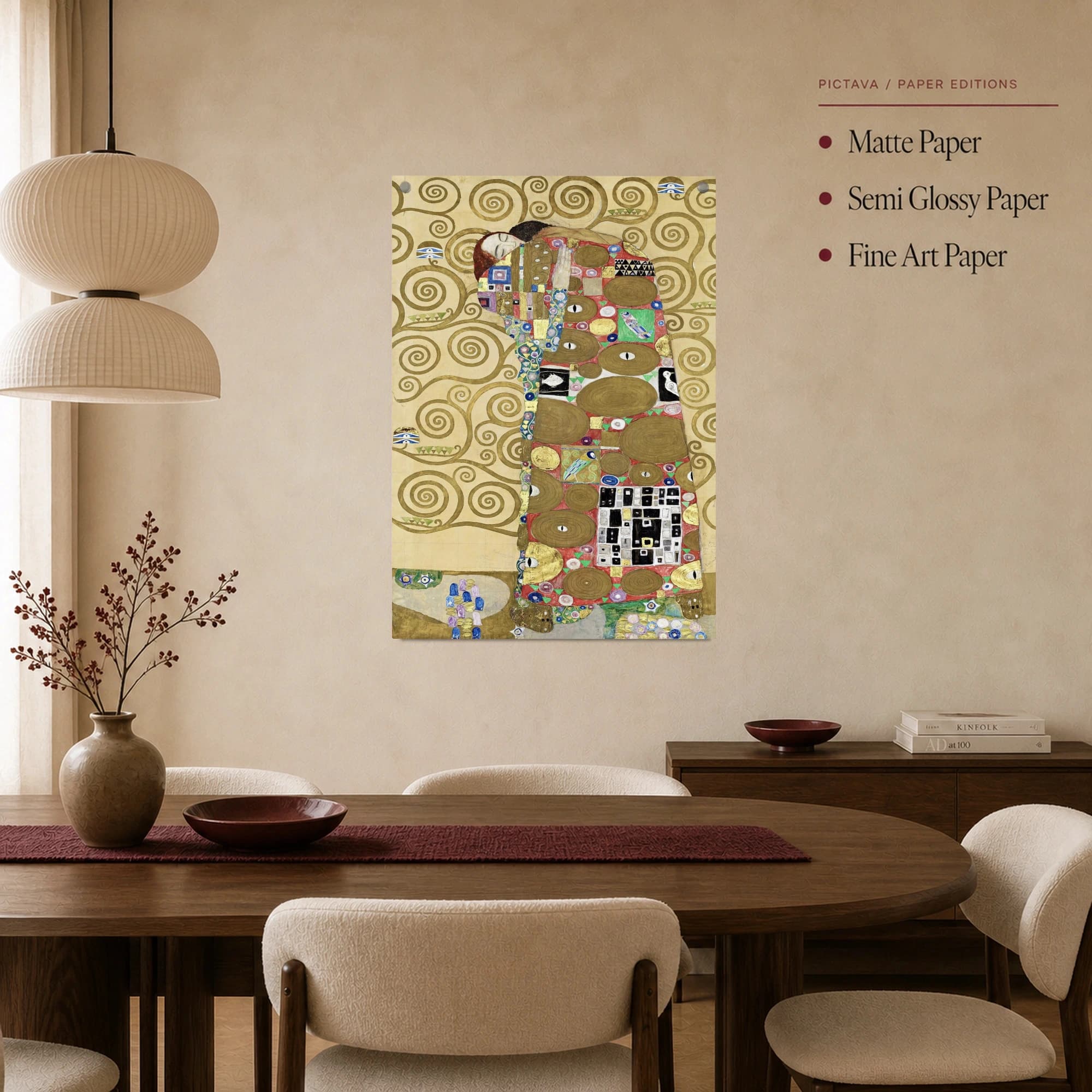 Gustav Klimt Expectation Study Fine Art Print, view 3