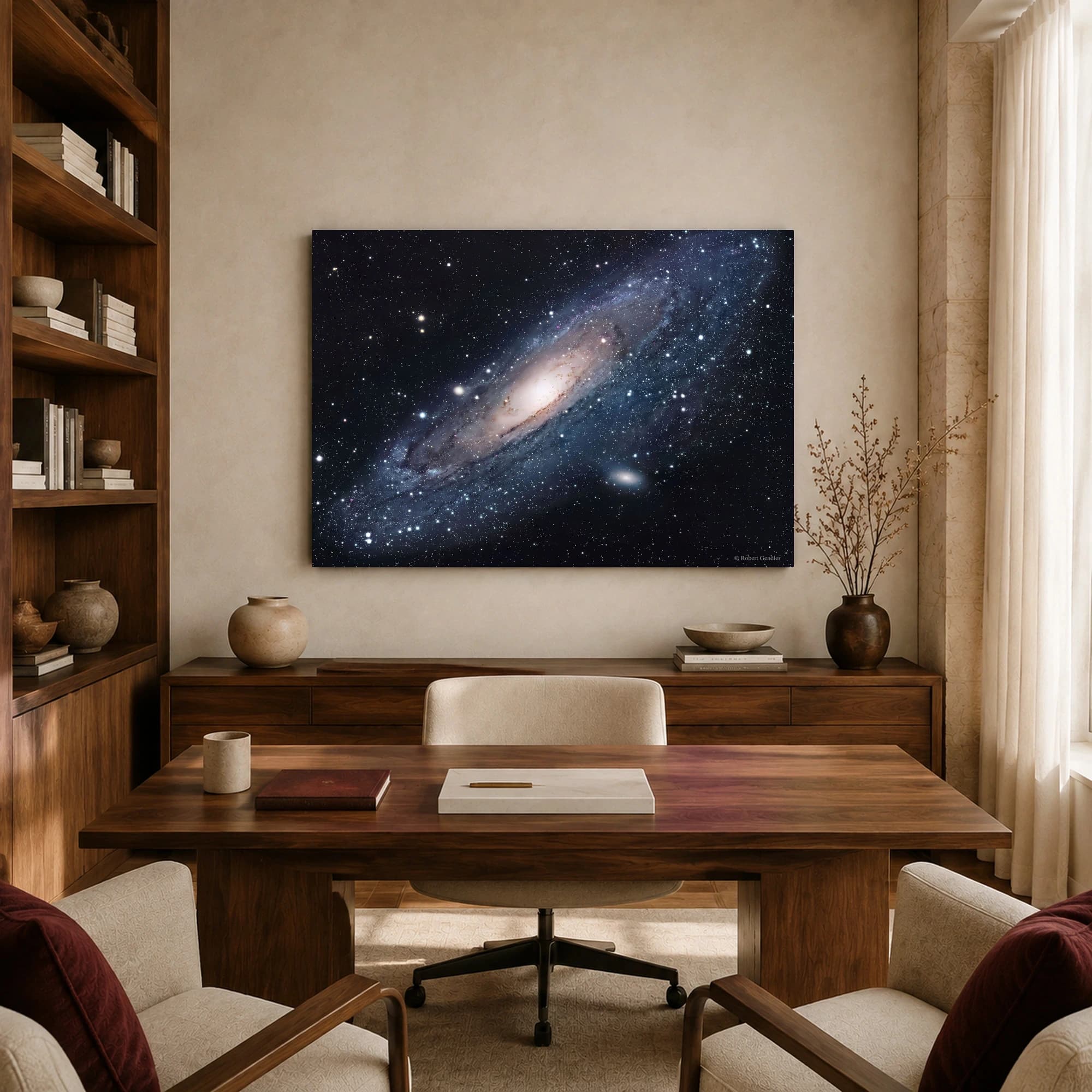 Andromeda Galaxy Deep Space Canvas Print, view 7