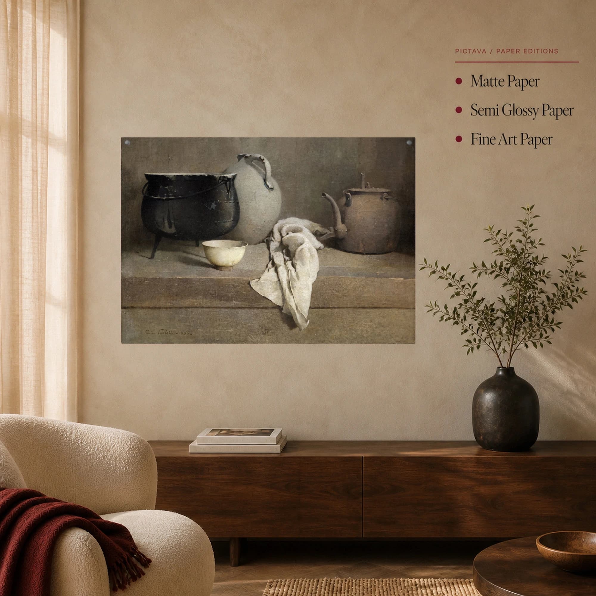Emil Carlsen 1905 Still Life Vintage Canvas Print, view 5