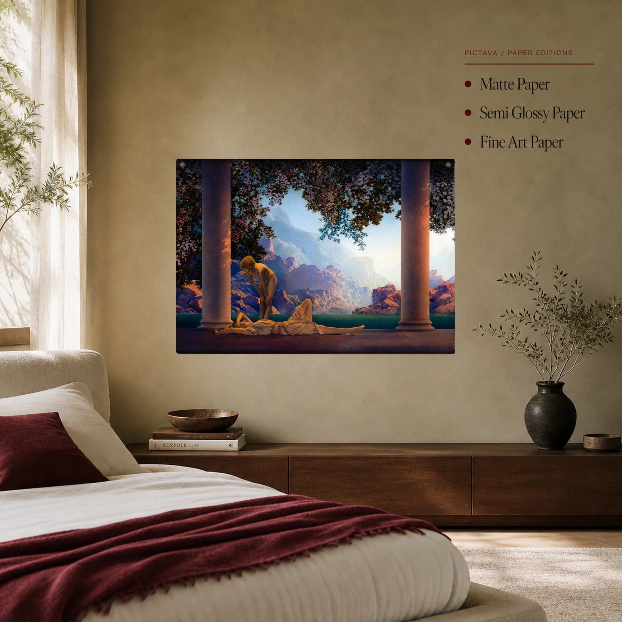 Maxfield Parrish The South Wind Canvas Art Print, view 7
