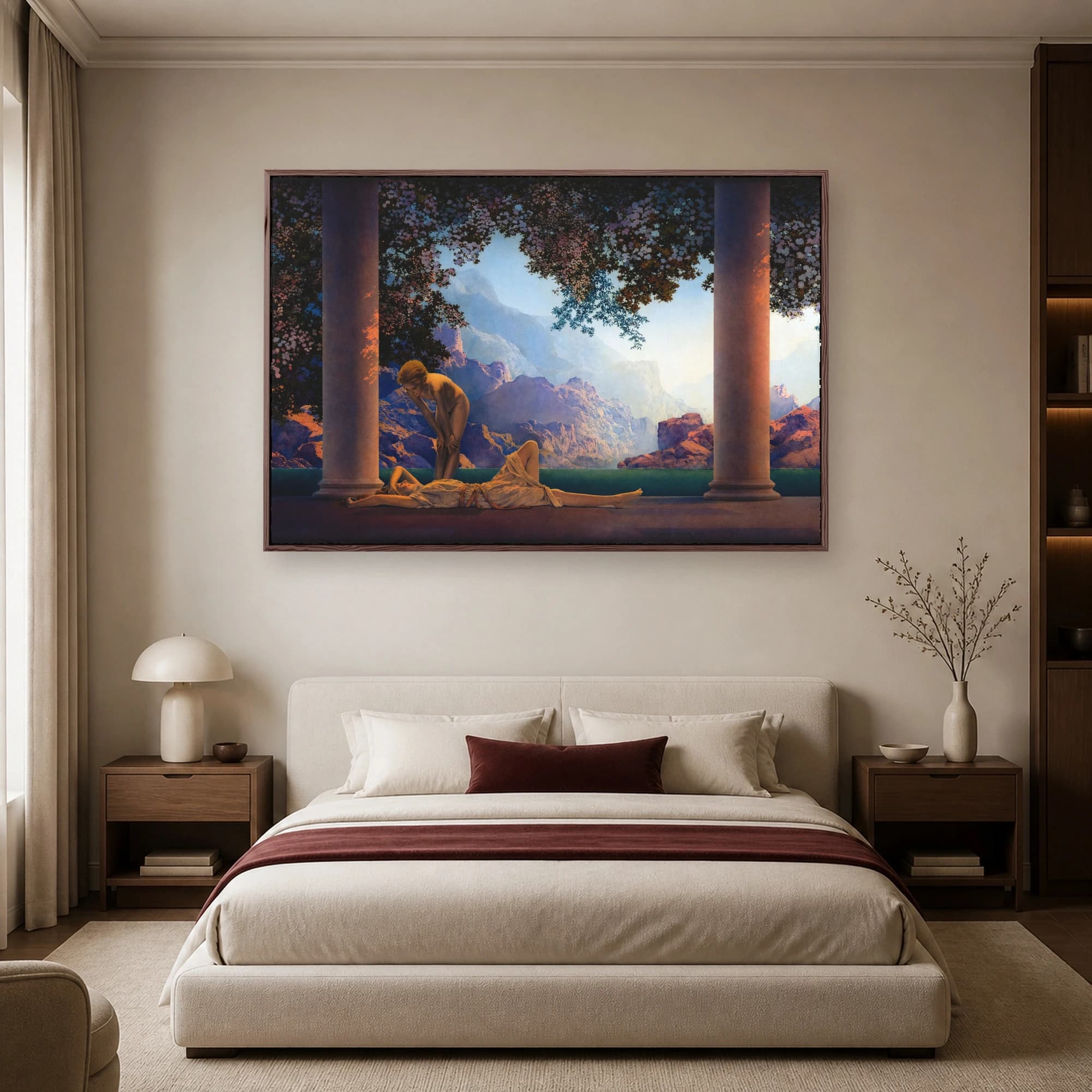 Maxfield Parrish The South Wind Canvas Art Print, view 5