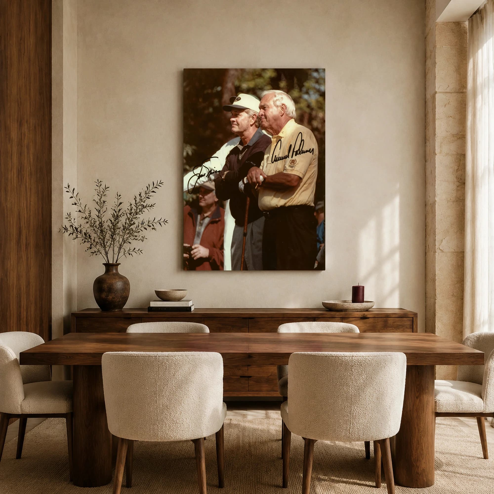 Arnold Palmer and Jack Nicklaus Golf Legends Canvas Art, view 4