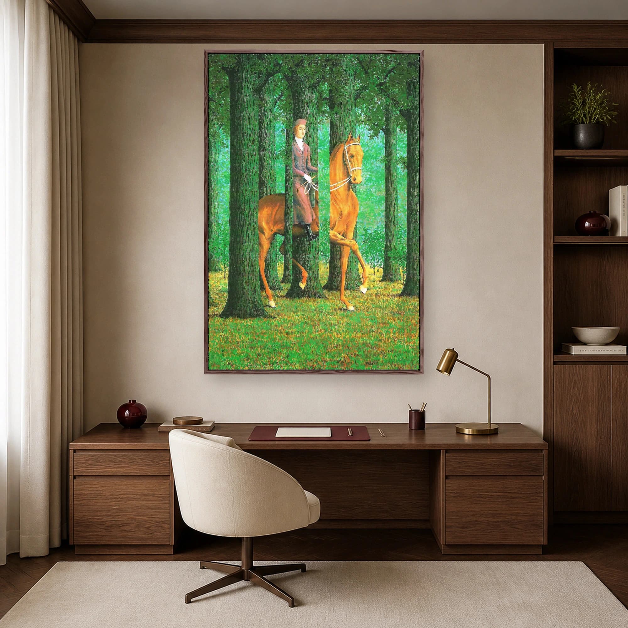 René Magritte The Blank Signature Canvas Art Print, view 6