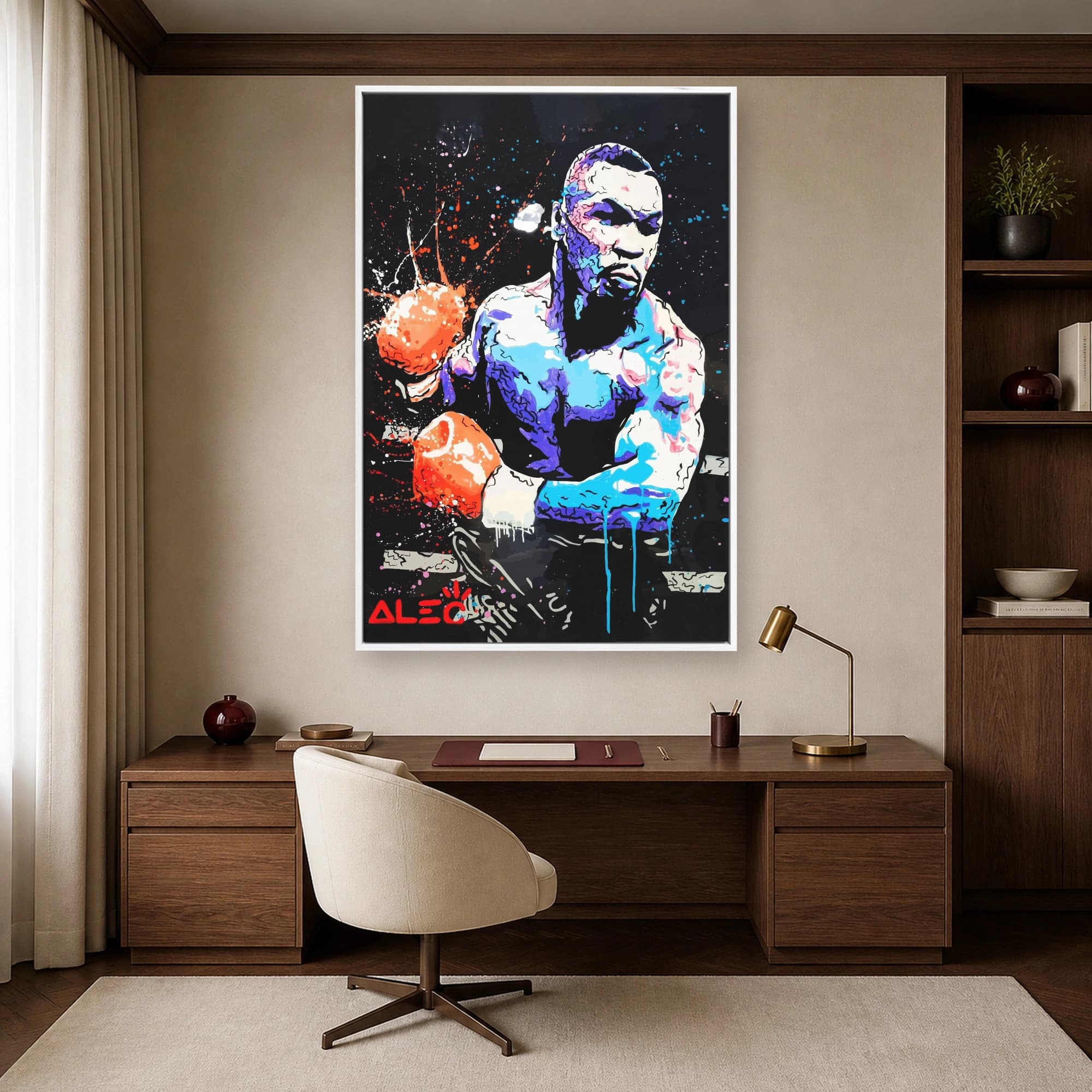 Mike Tyson Boxing Legend Pop Art Canvas, view 3