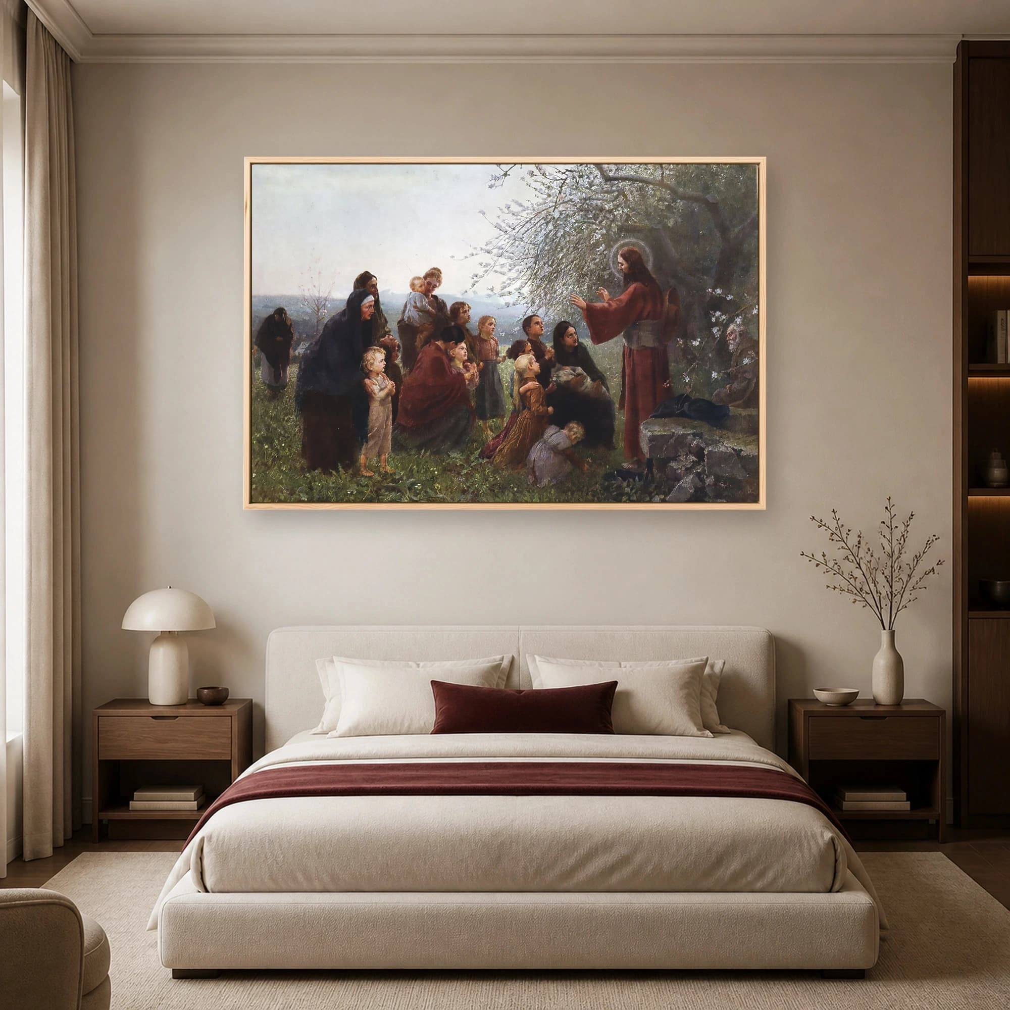 Christ Blessing the Children Vintage Fine Art Print, view 5