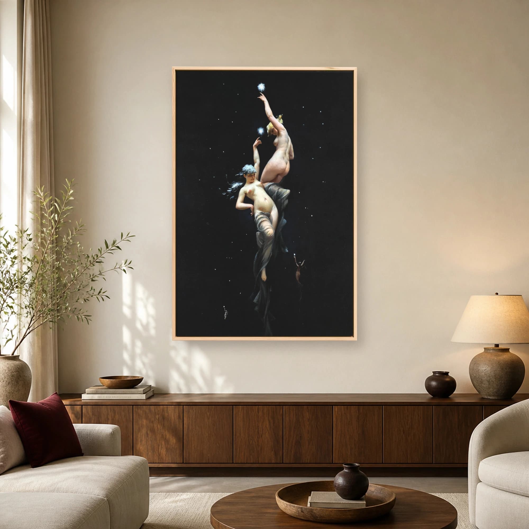 The Spirit of the Summit Canvas Print - Cosmic Wall Art, view 2