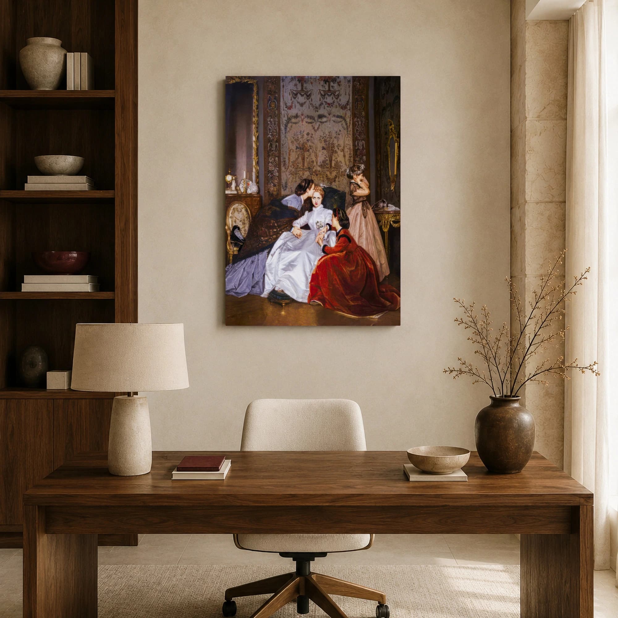 Victorian Academic Portrait Fine Art Print, view 8