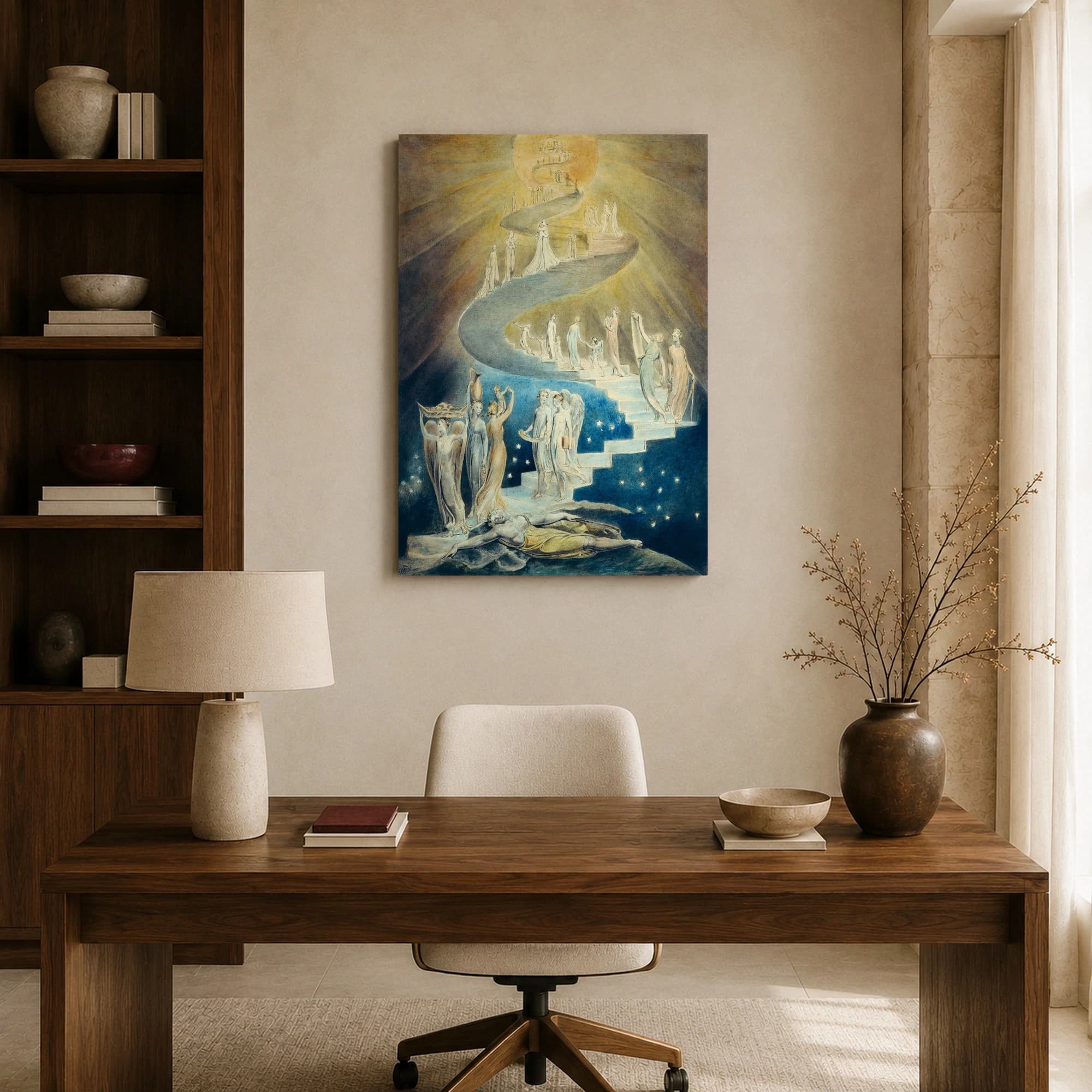 William Blake Jacob's Dream Fine Art Print, view 8