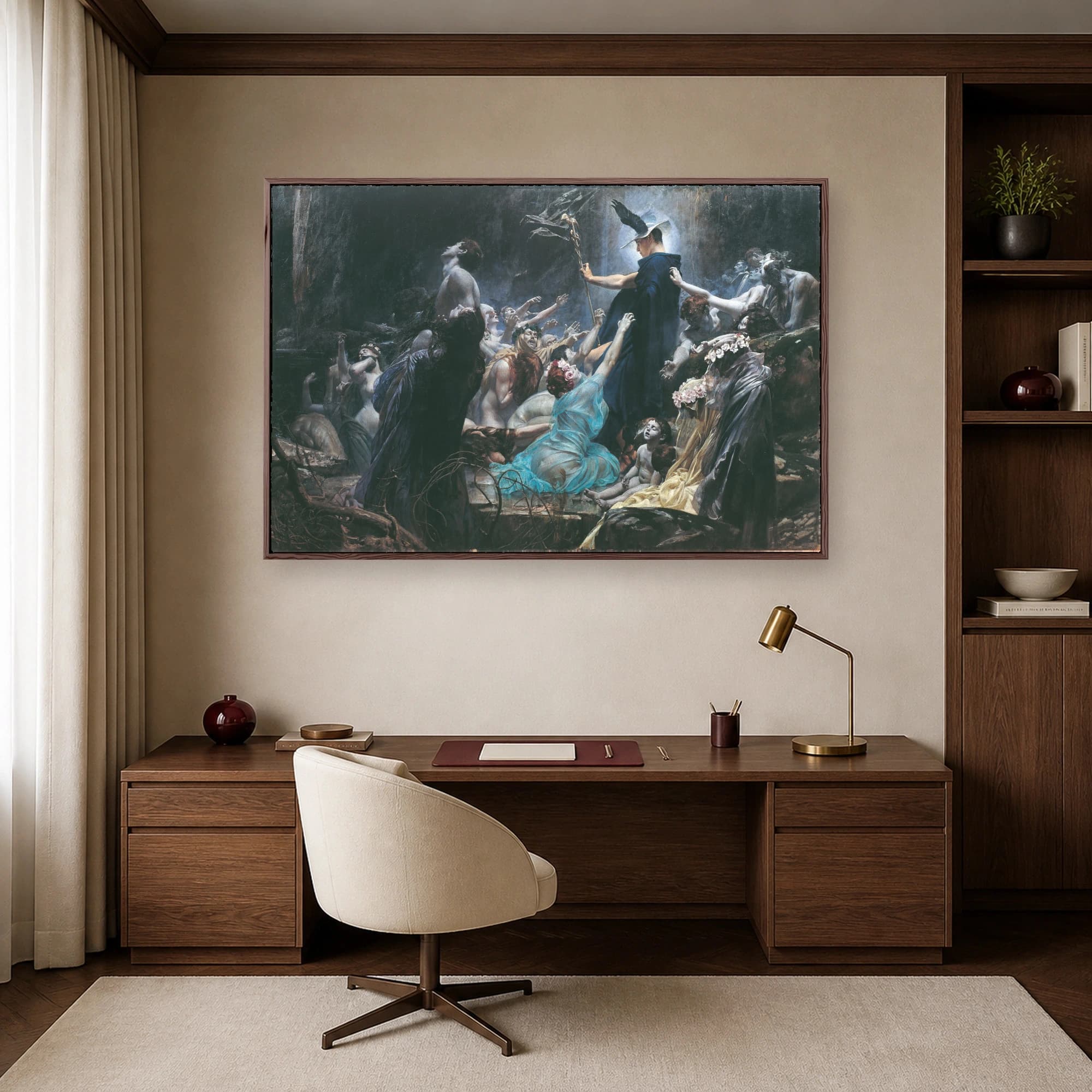 The Souls of Acheron Classical Fine Art Print, view 6