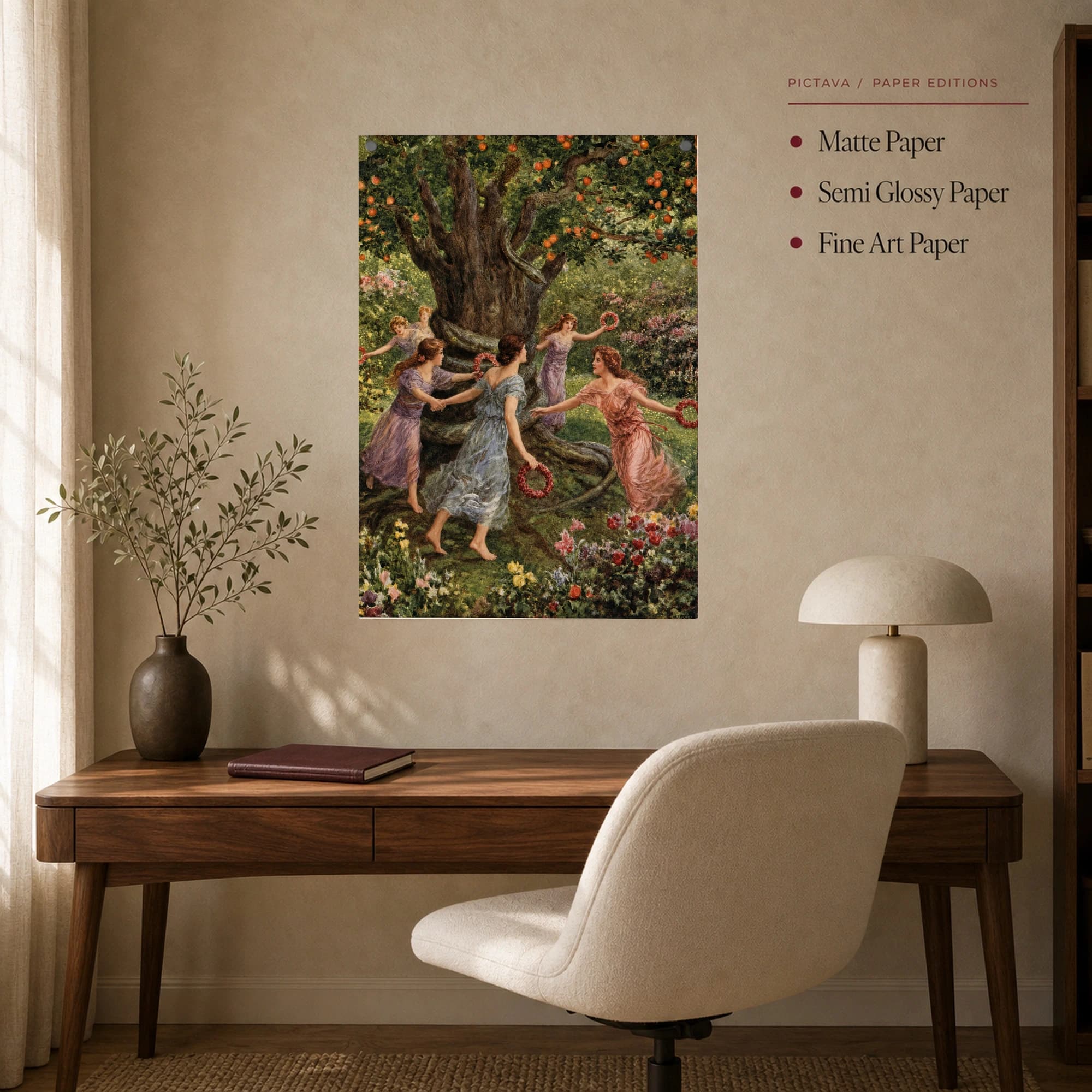 H.J. Ford The Hesperides Ring Dance Mythological Fine Art Print, view 8