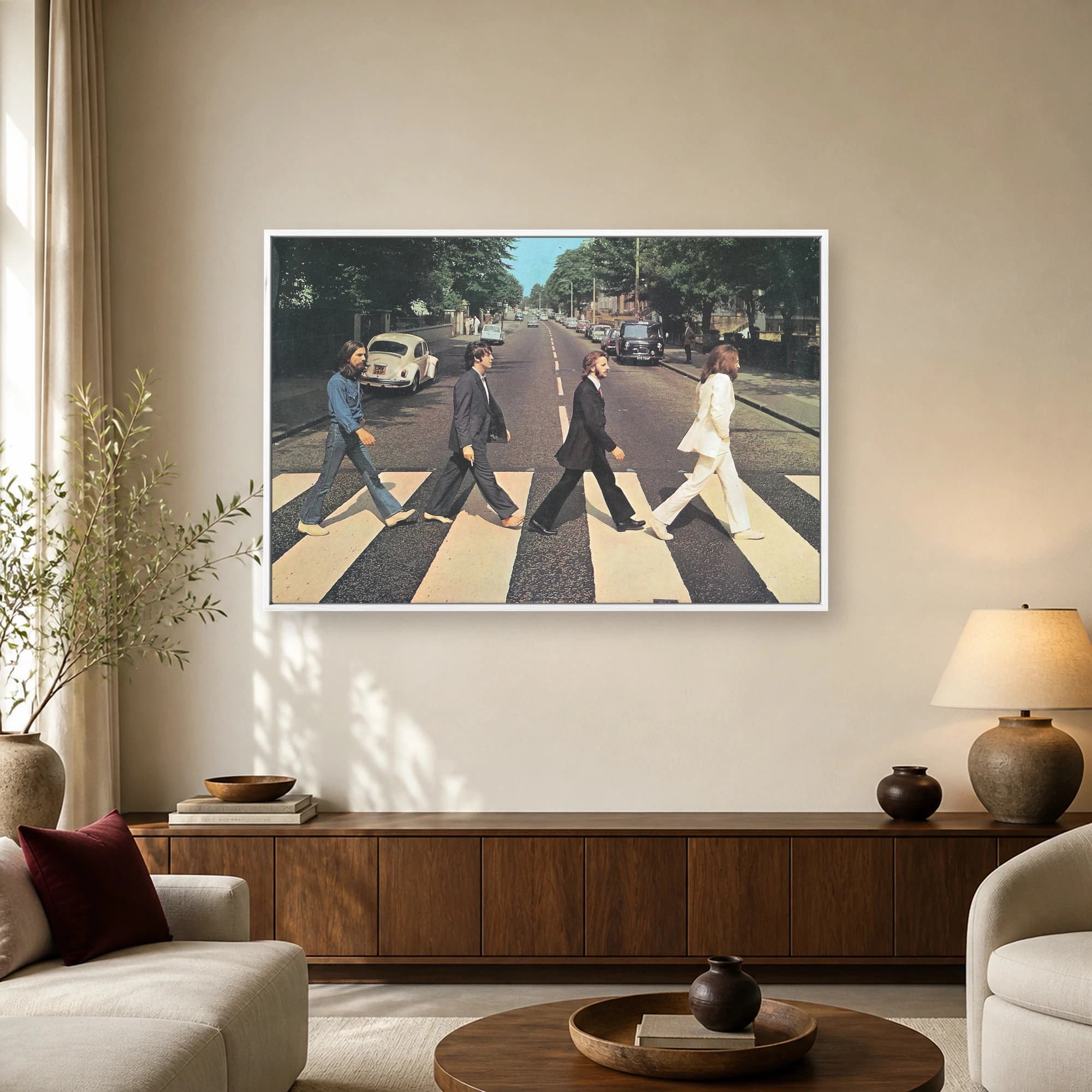 The Beatles Abbey Road Crossing Fine Art Print, view 2