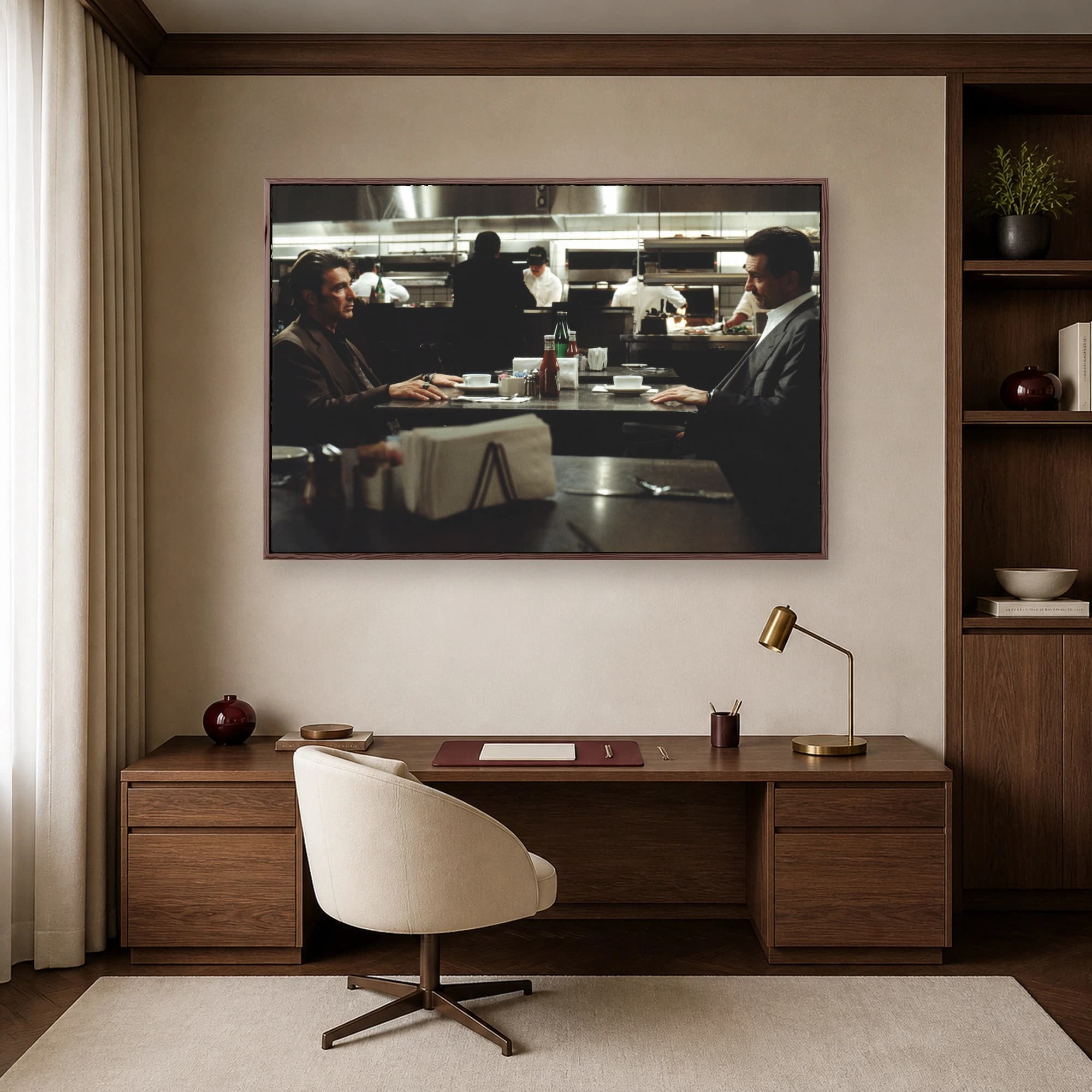 Heat Diner Scene Movie Wall Art, view 7