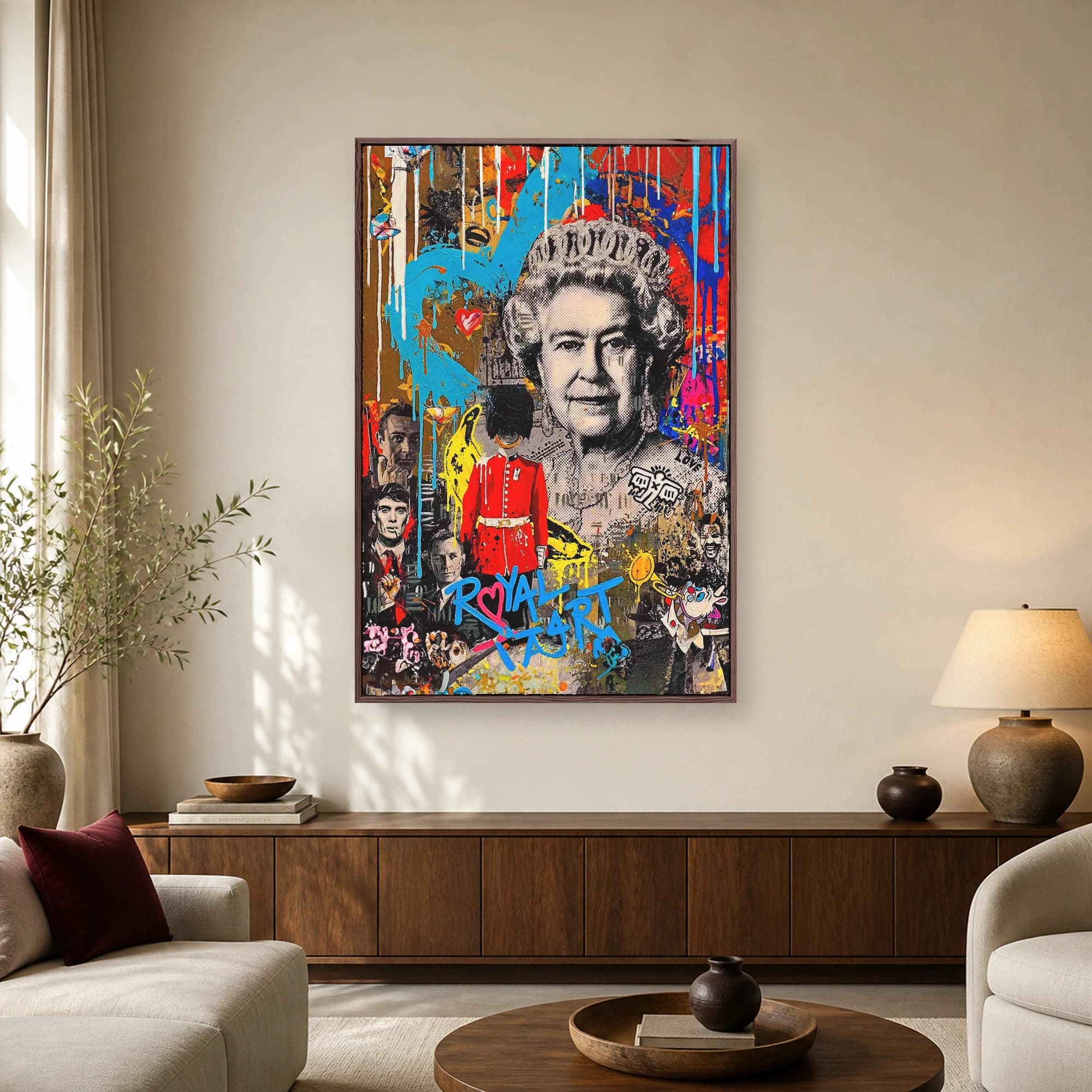 Royal Icons Urban Pop Art Canvas Print, view 2
