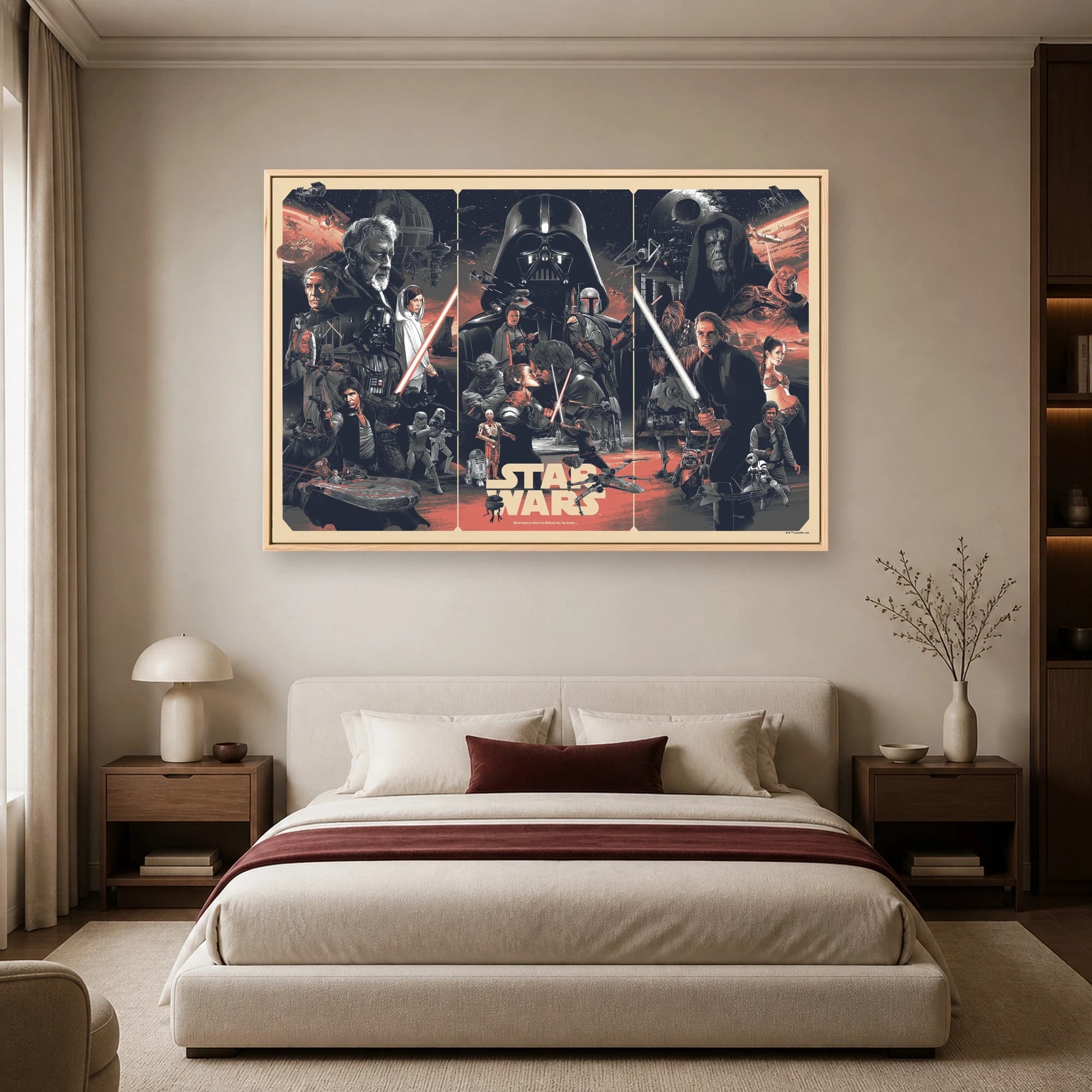 Star Wars Galactic Triptych Movie Wall Art, view 4