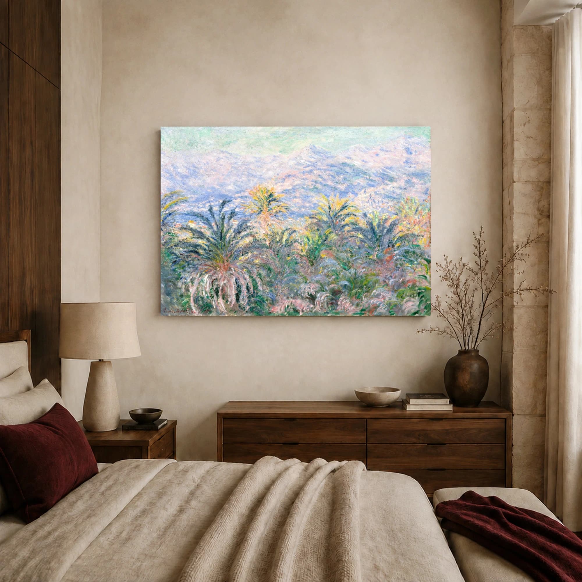 Monet Palm Trees at Bordighera Fine Art Print, view 8