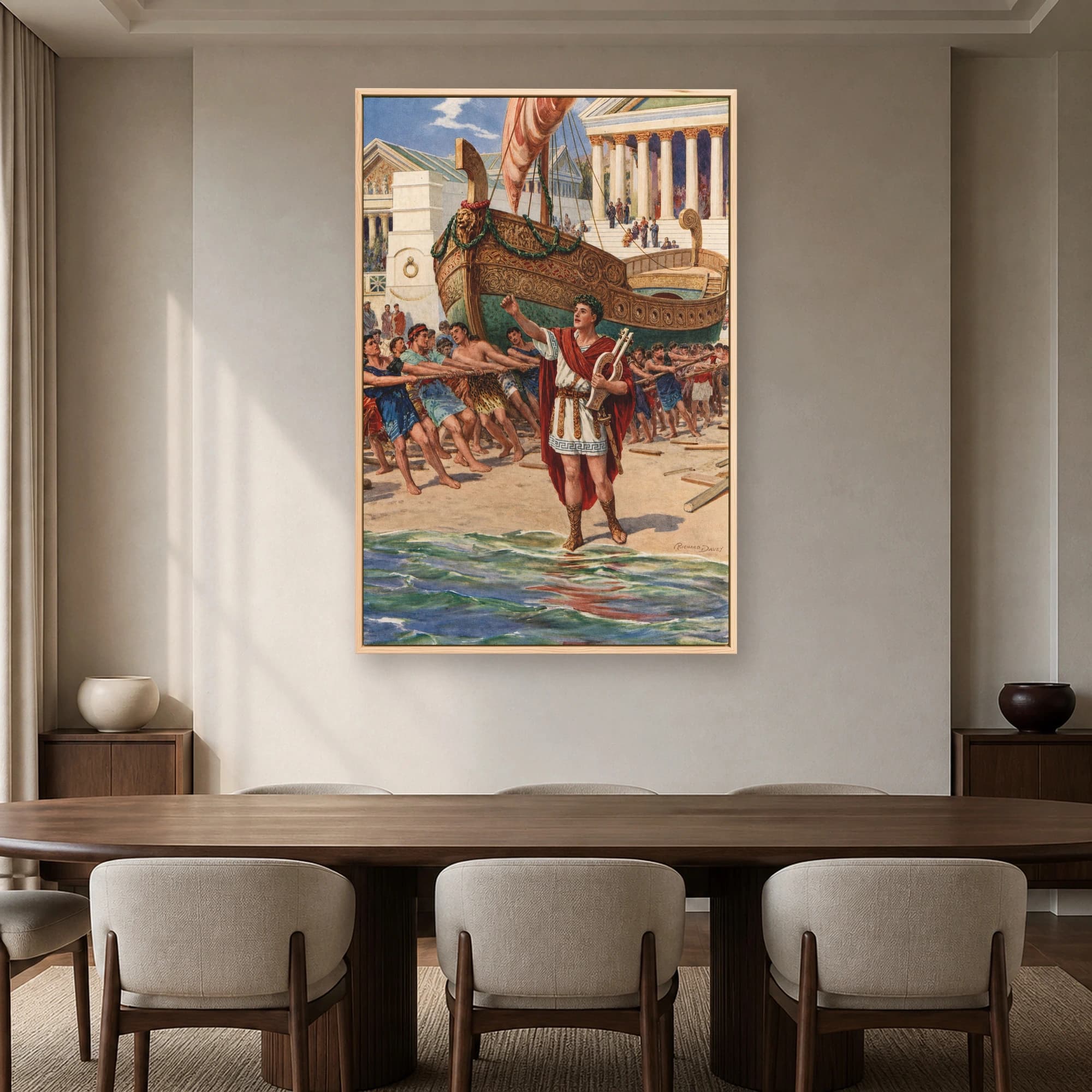 Orpheus and the Argonauts Classical Mythology Art Print, view 4