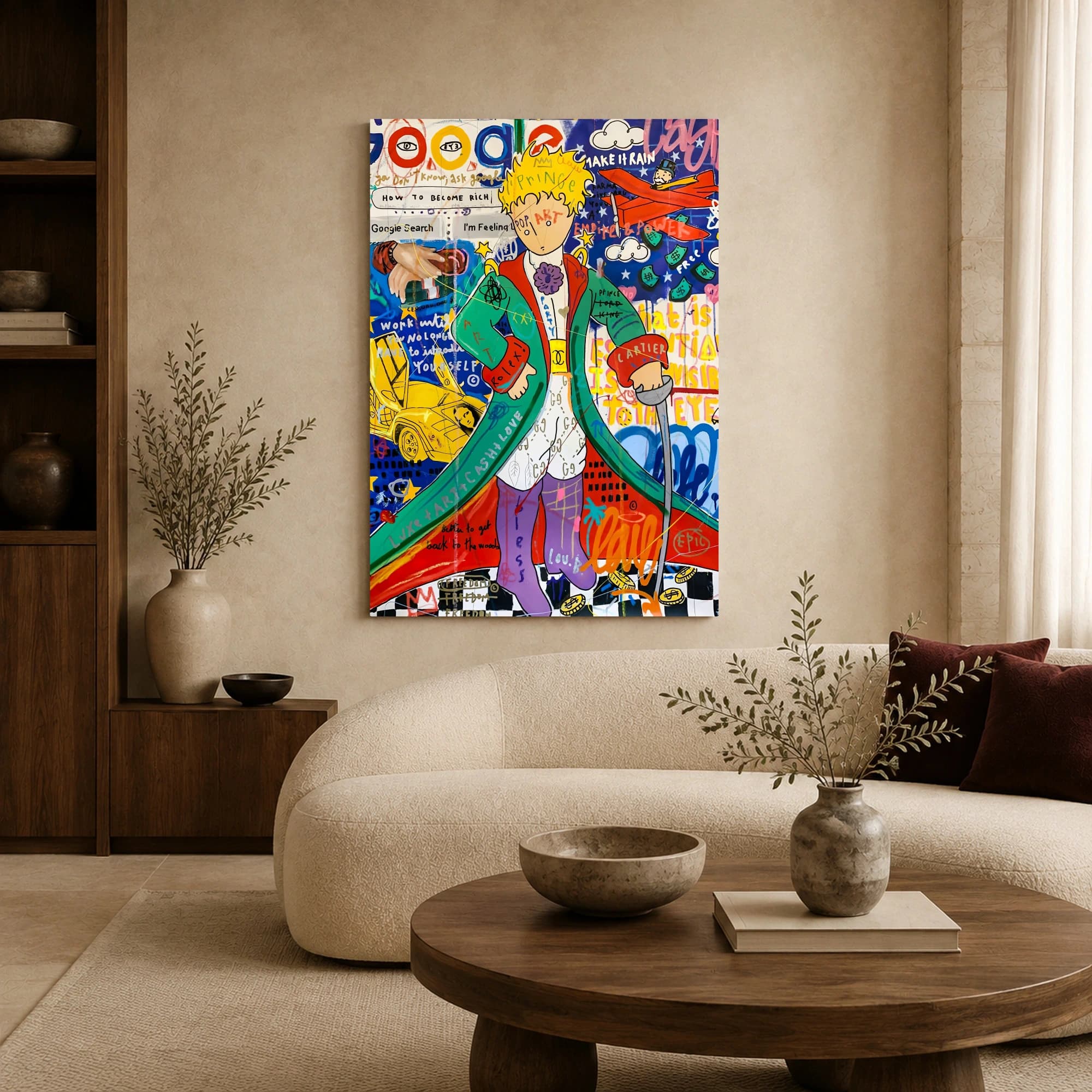 The Little Prince Pop Art Canvas Print, view 5