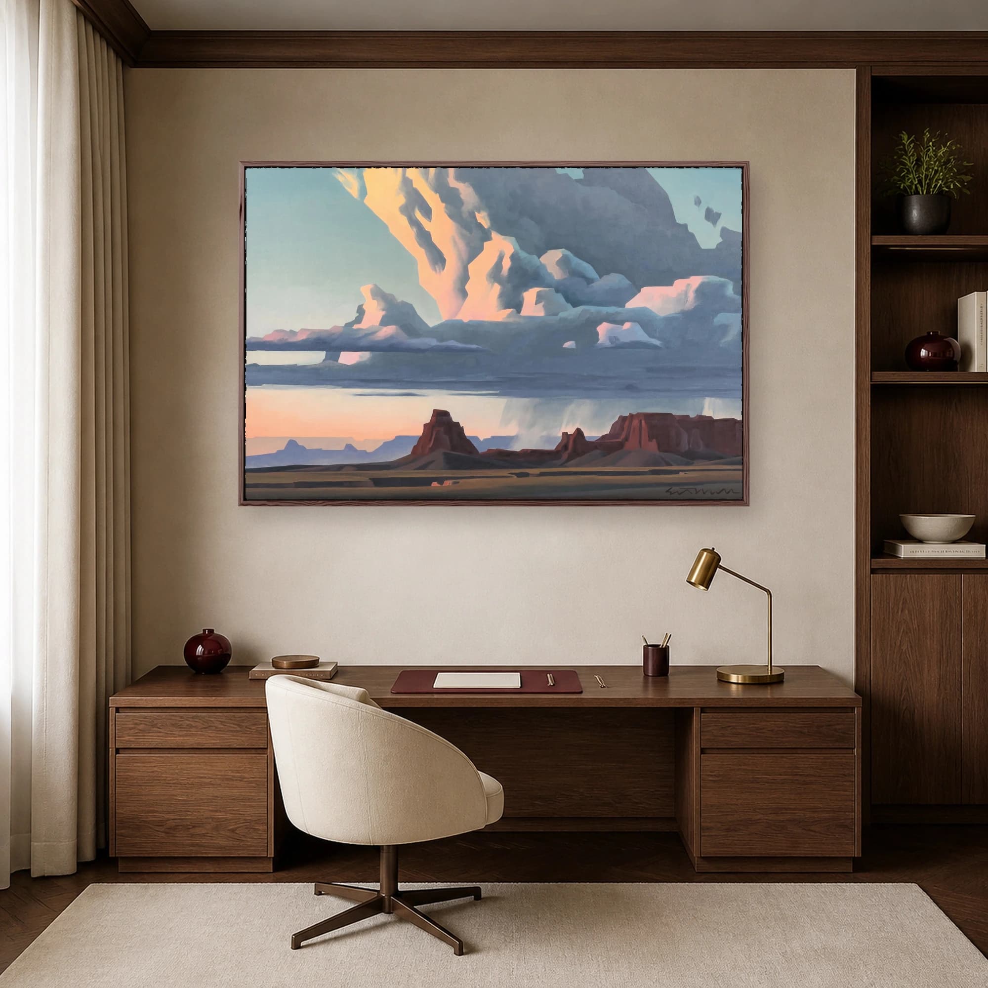 Desert Monoliths Landscape Canvas Print, view 6