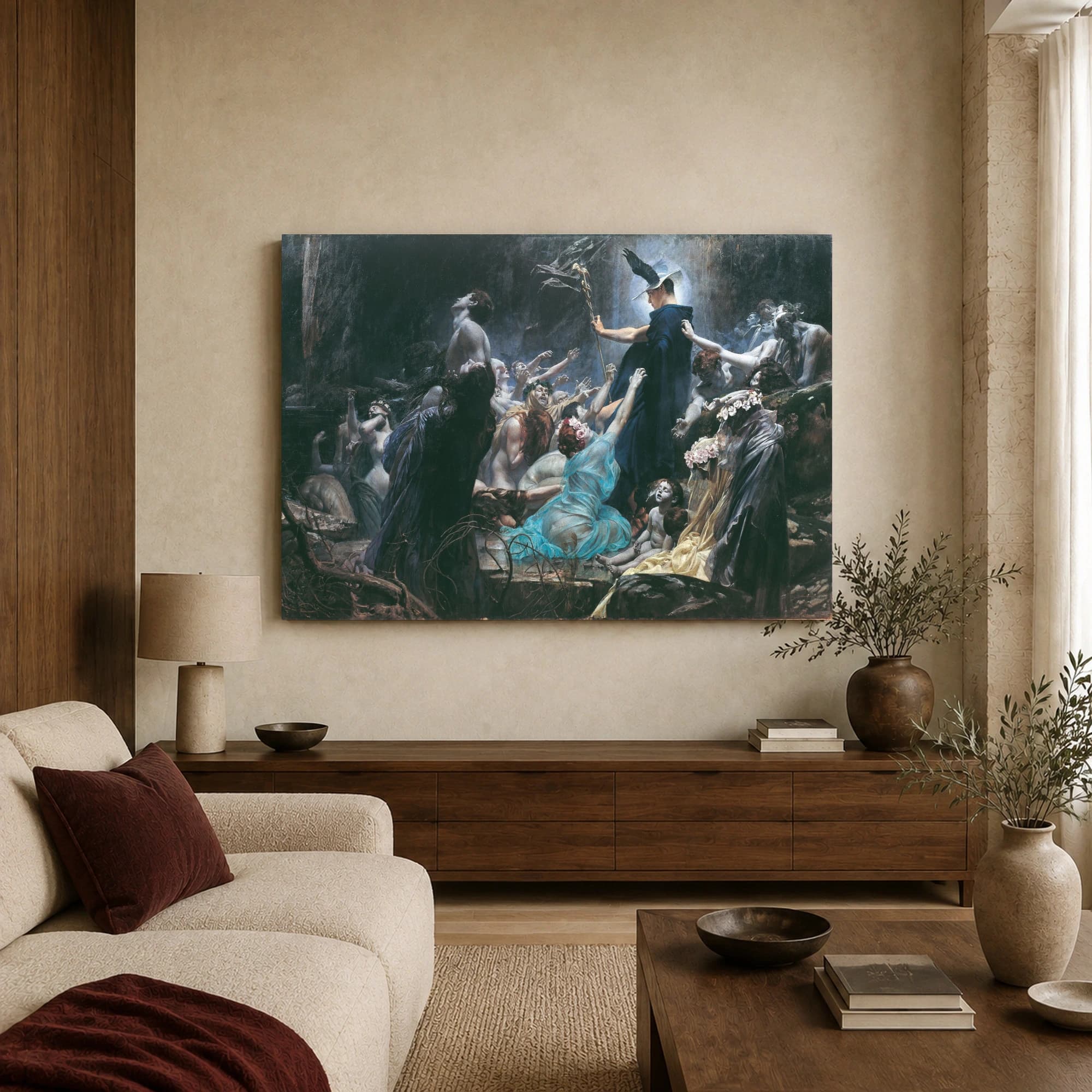 The Souls of Acheron Classical Fine Art Print, view 3