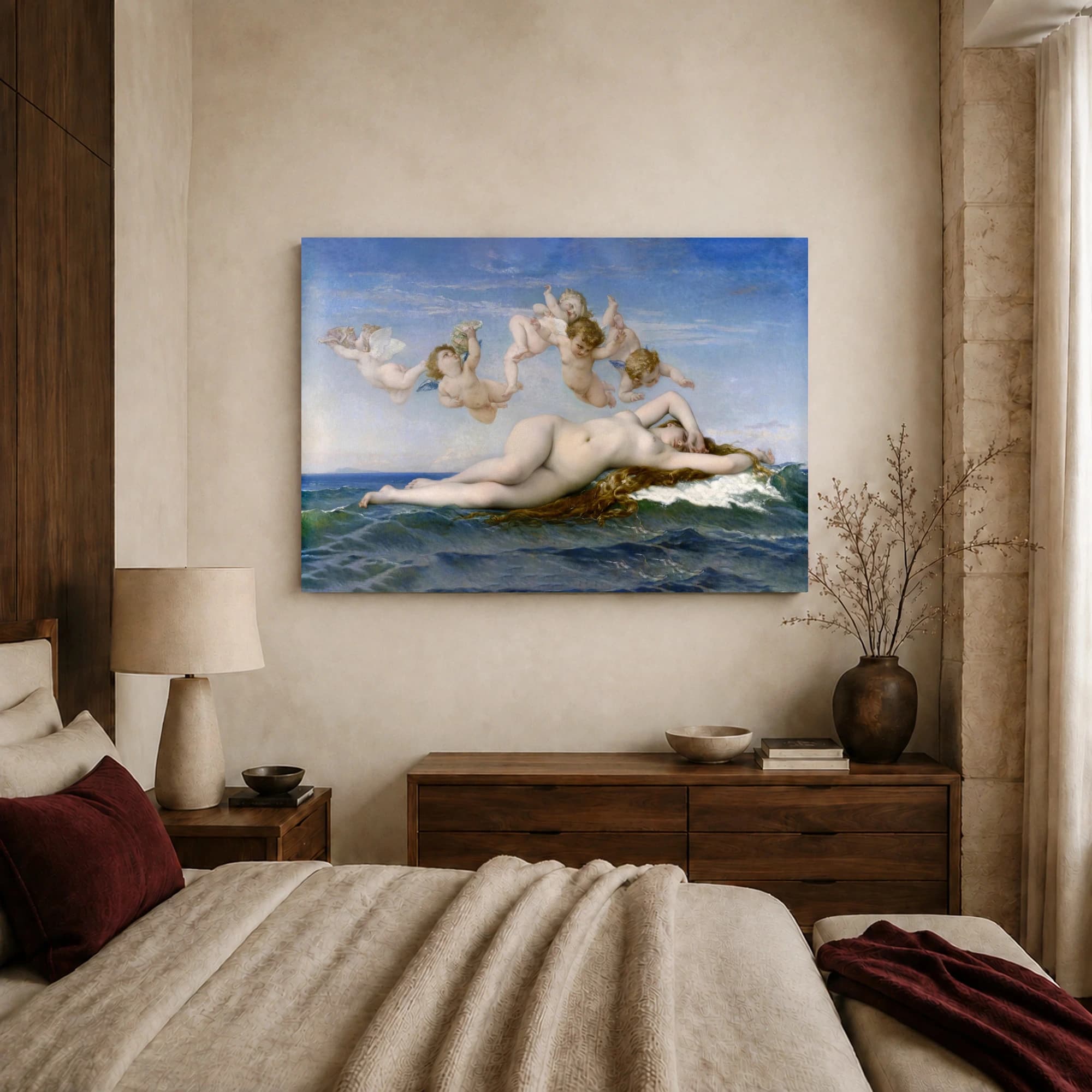 The Birth of Venus by William-Adolphe Bouguereau Fine Art Print, view 7