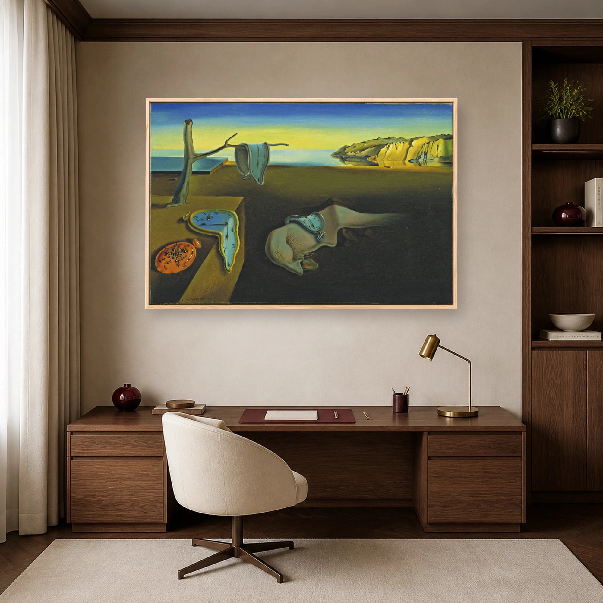 The Persistence of Memory Surrealist Wall Art, view 5