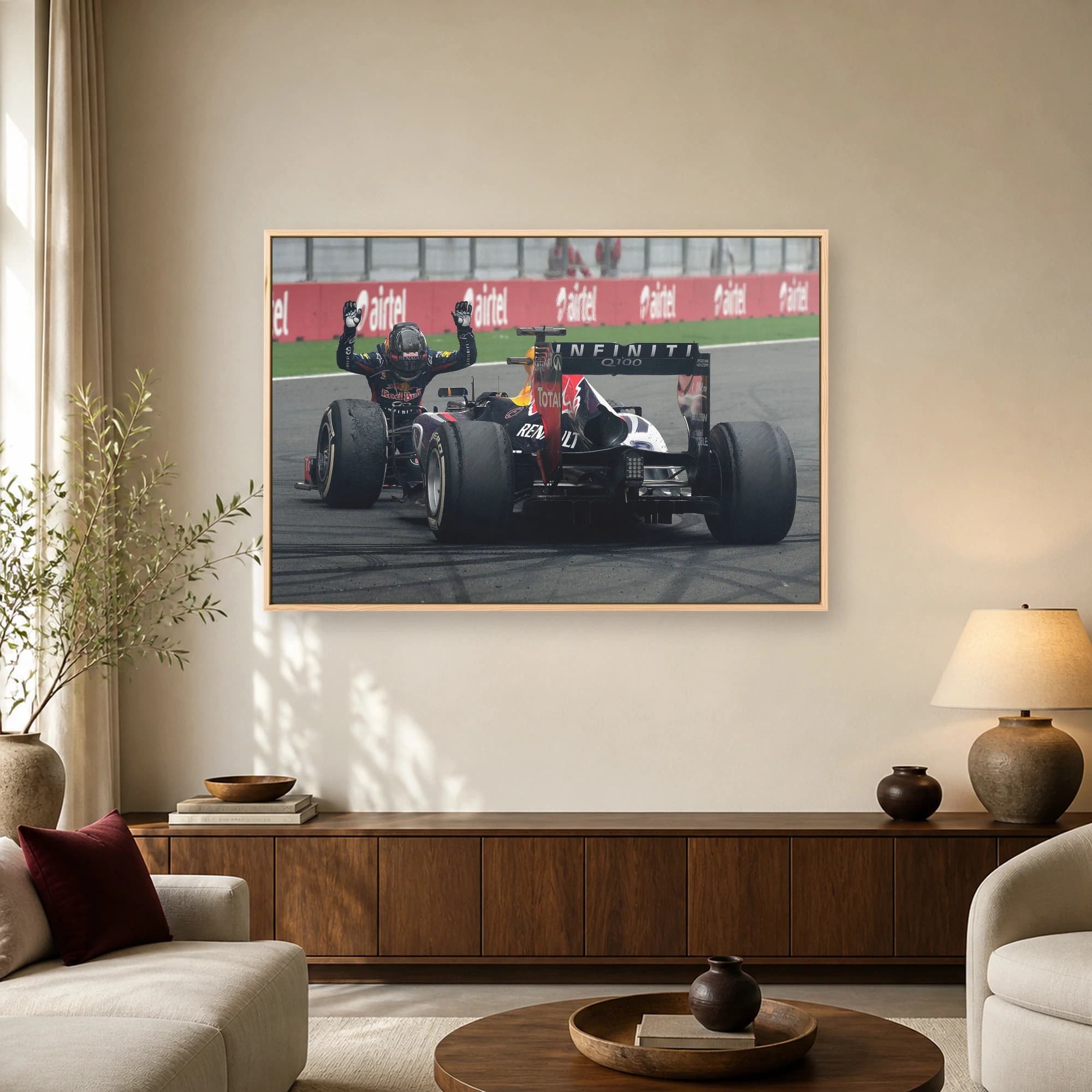 Formula One Victory Celebration Sports Wall Art, view 2