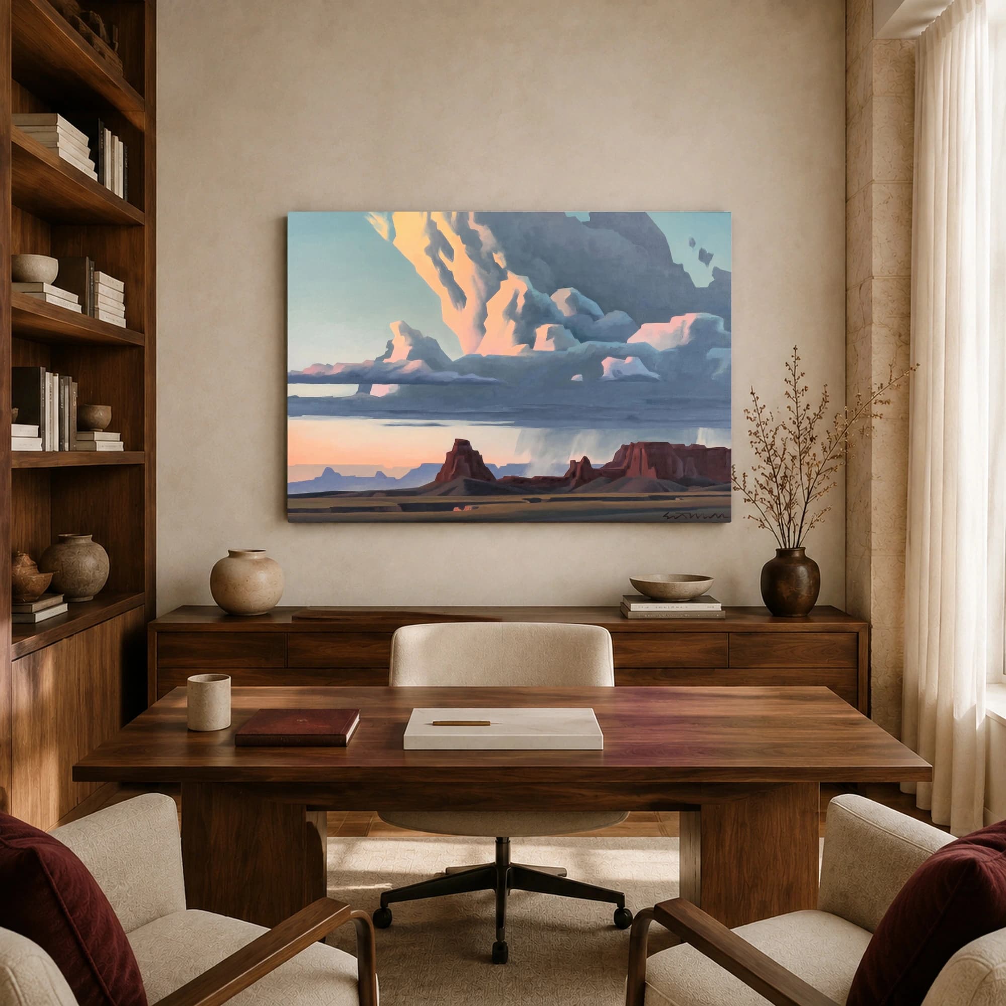 Desert Monoliths Landscape Canvas Print, view 8