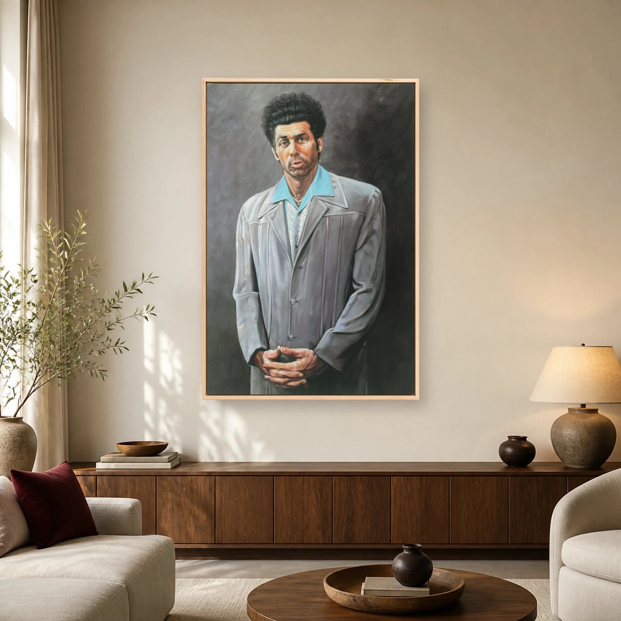 The Kramer Seinfeld Portrait Canvas Print, view 3
