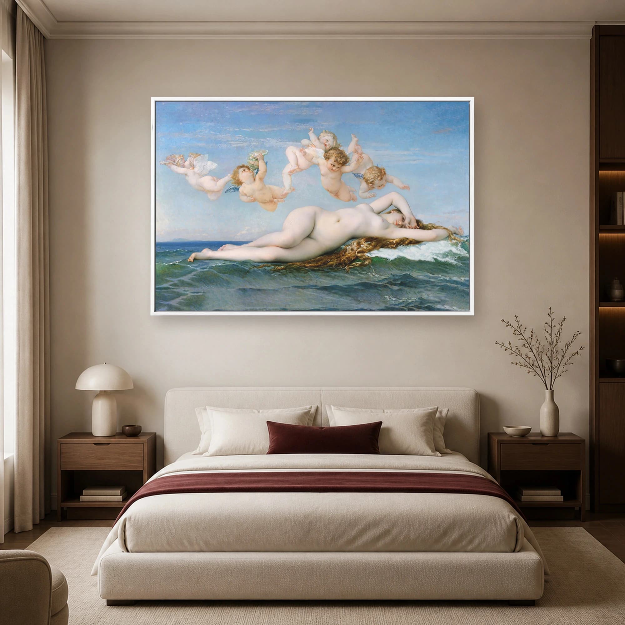 The Birth of Venus Fine Art Canvas Print by Bouguereau, view 4
