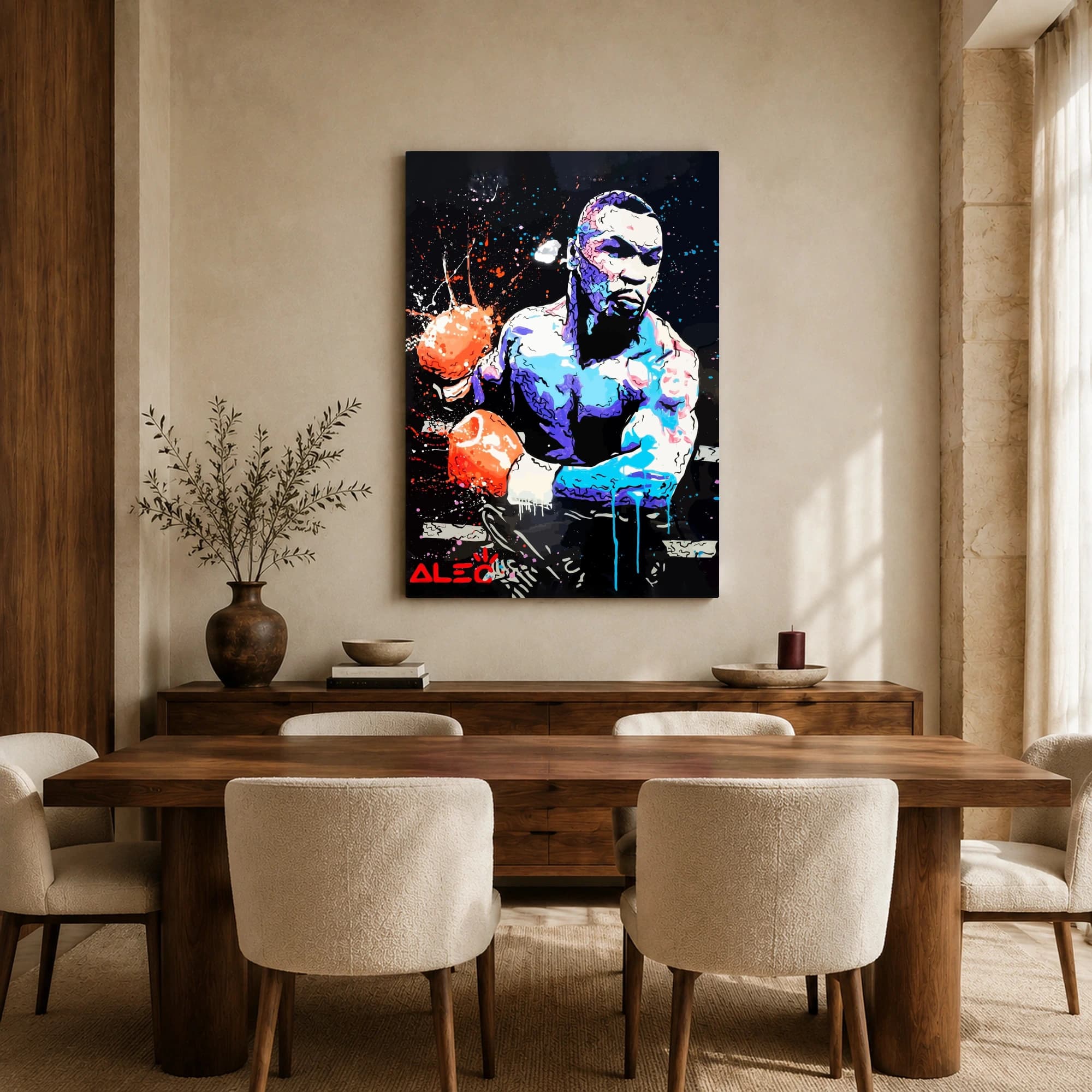 Mike Tyson Boxing Legend Pop Art Canvas, view 5