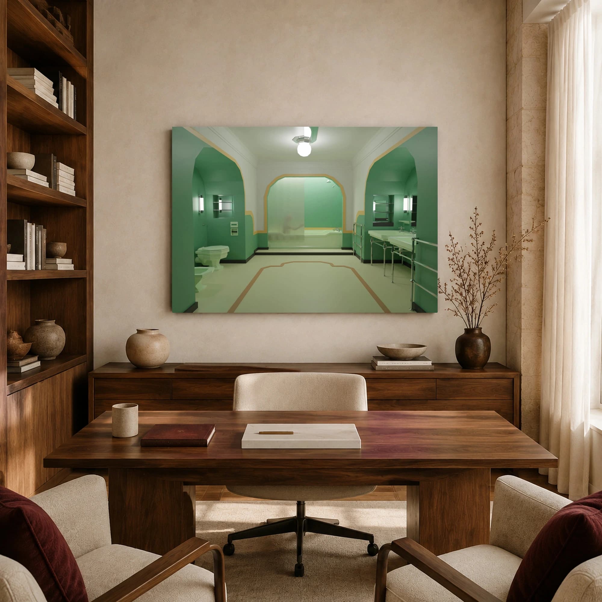 The Shining Room 237 Bathroom Cinematic Art Print, view 8