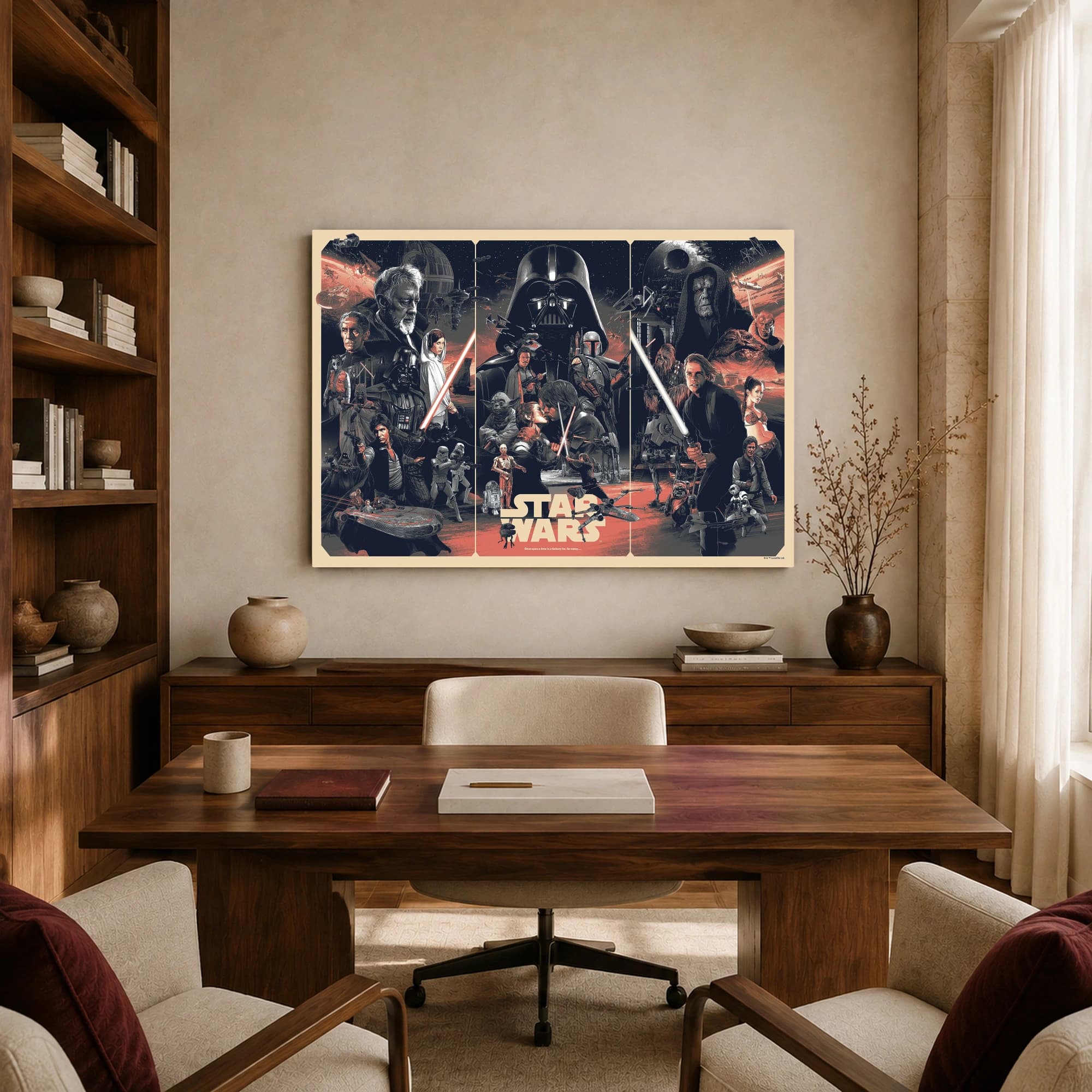 Star Wars Galactic Triptych Movie Wall Art, view 8